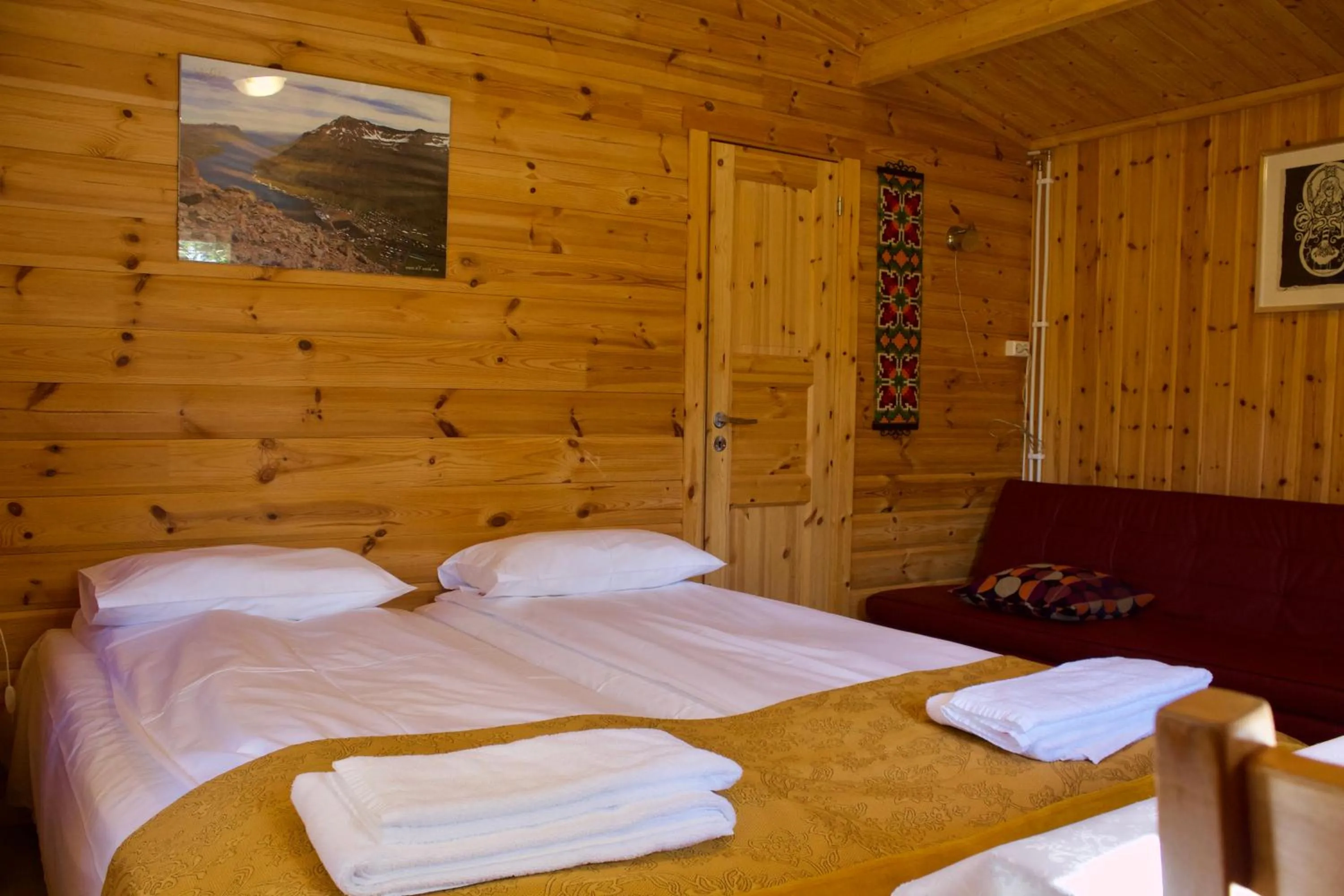 Bedroom, Bed in Hótel Eyvindará