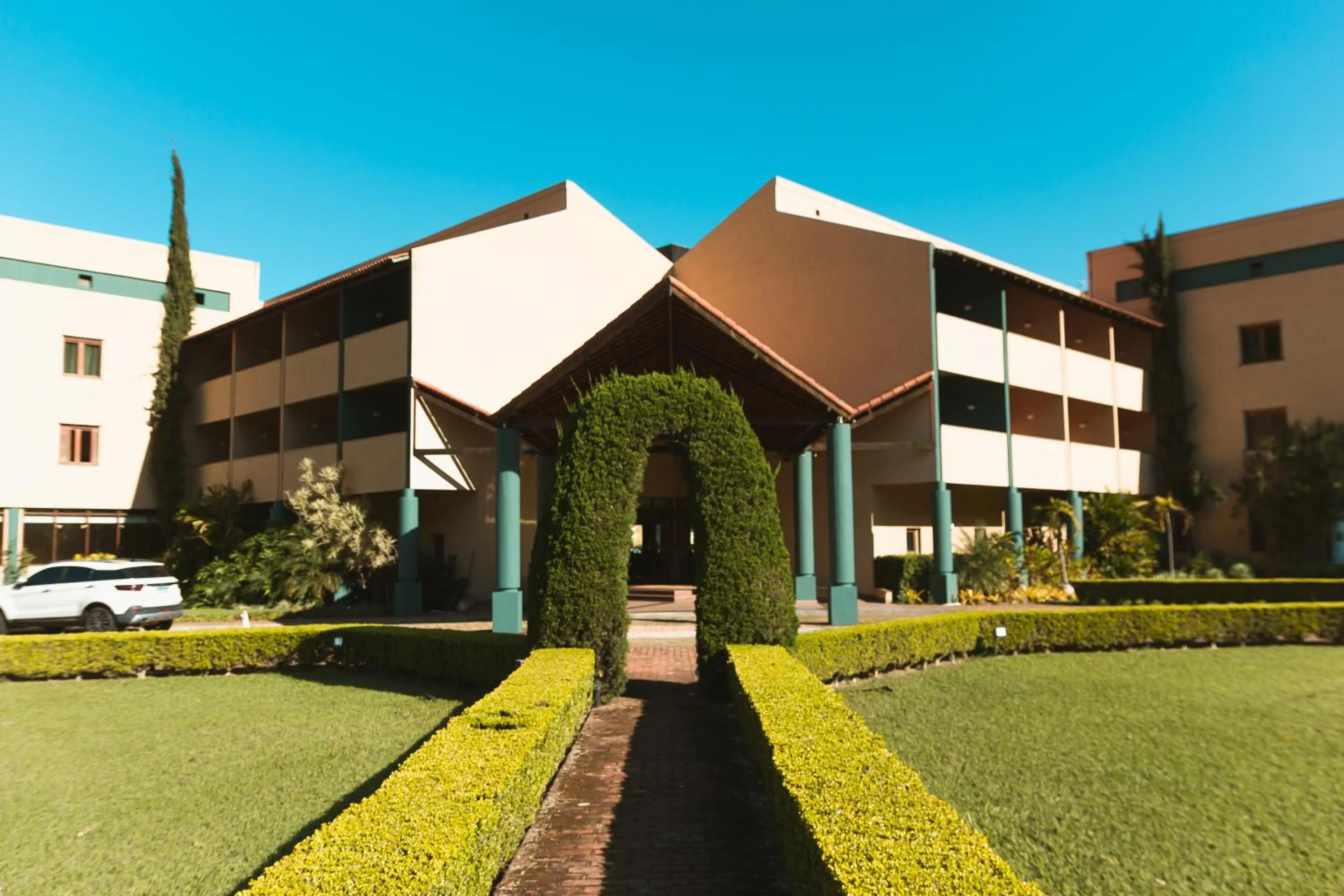 Garden view in Villa Itaipava Resort & Conventions