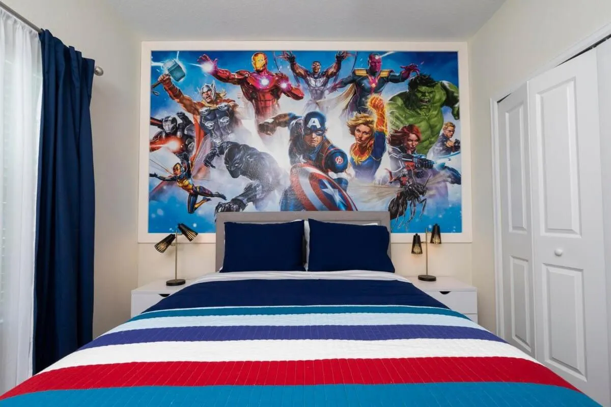 Bed in Stunning 5 Bd w/ Pool Close to Disney 2905