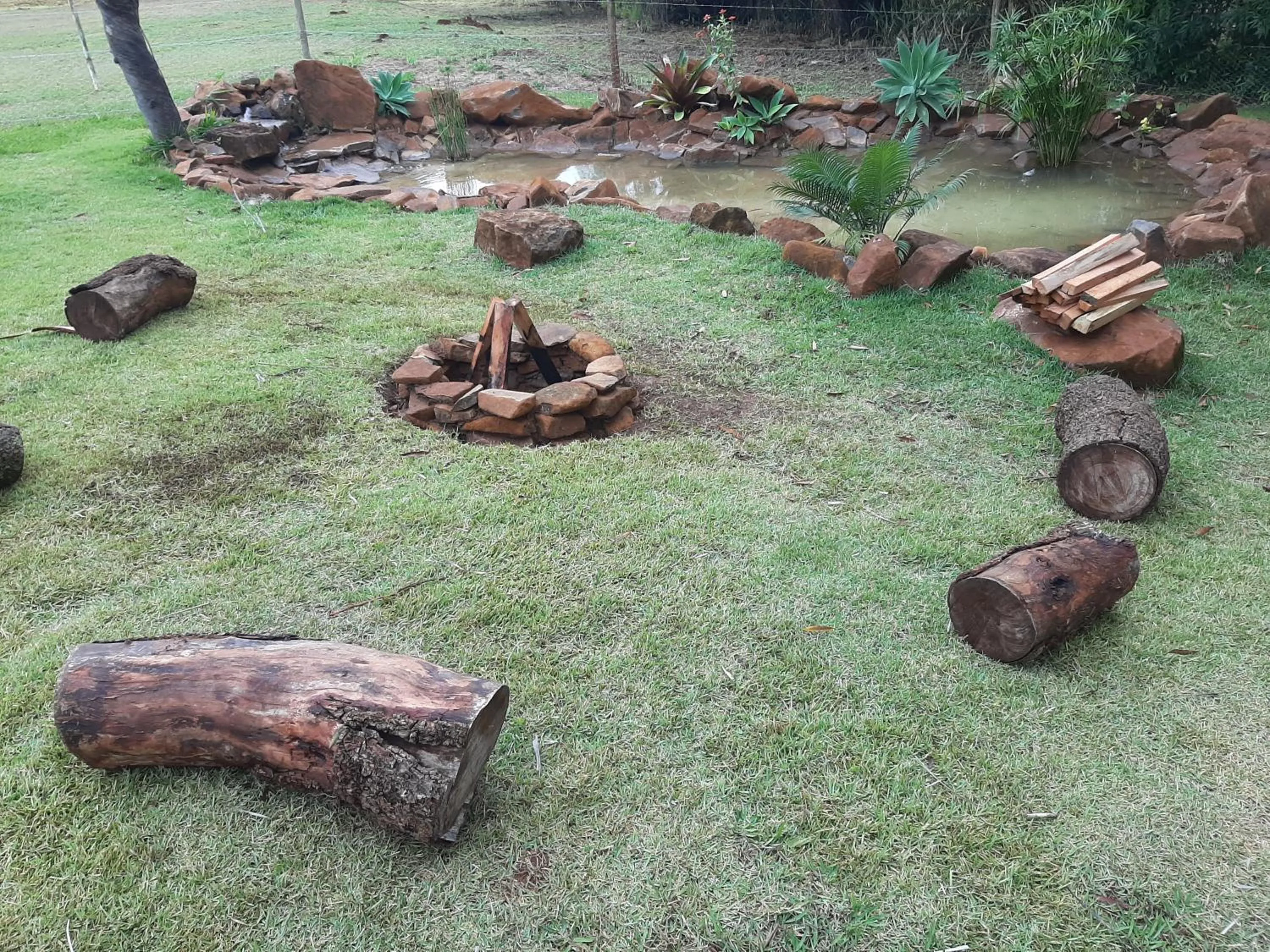 Garden view in Pousada da Estação