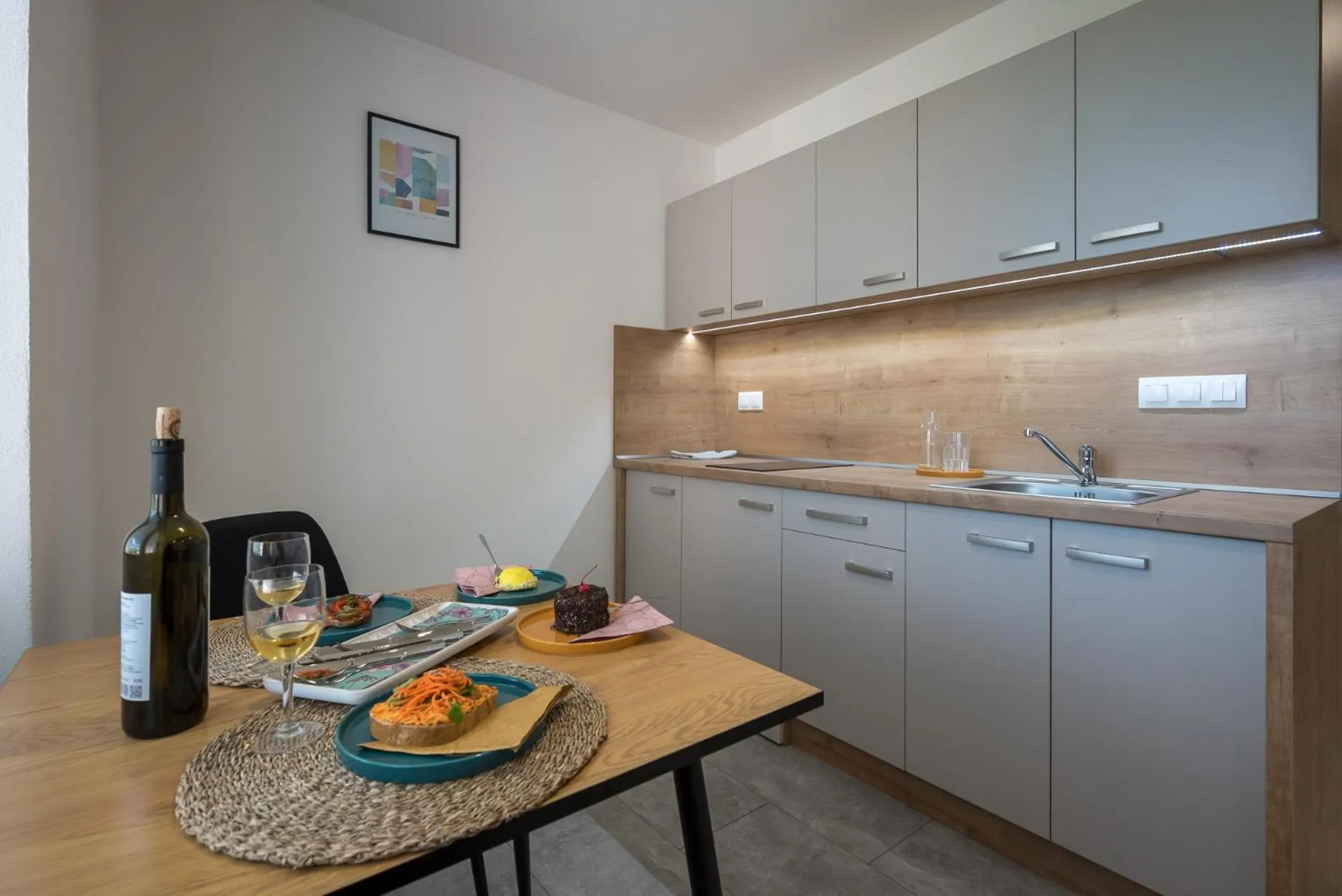 Kitchen or kitchenette in Symple apartments