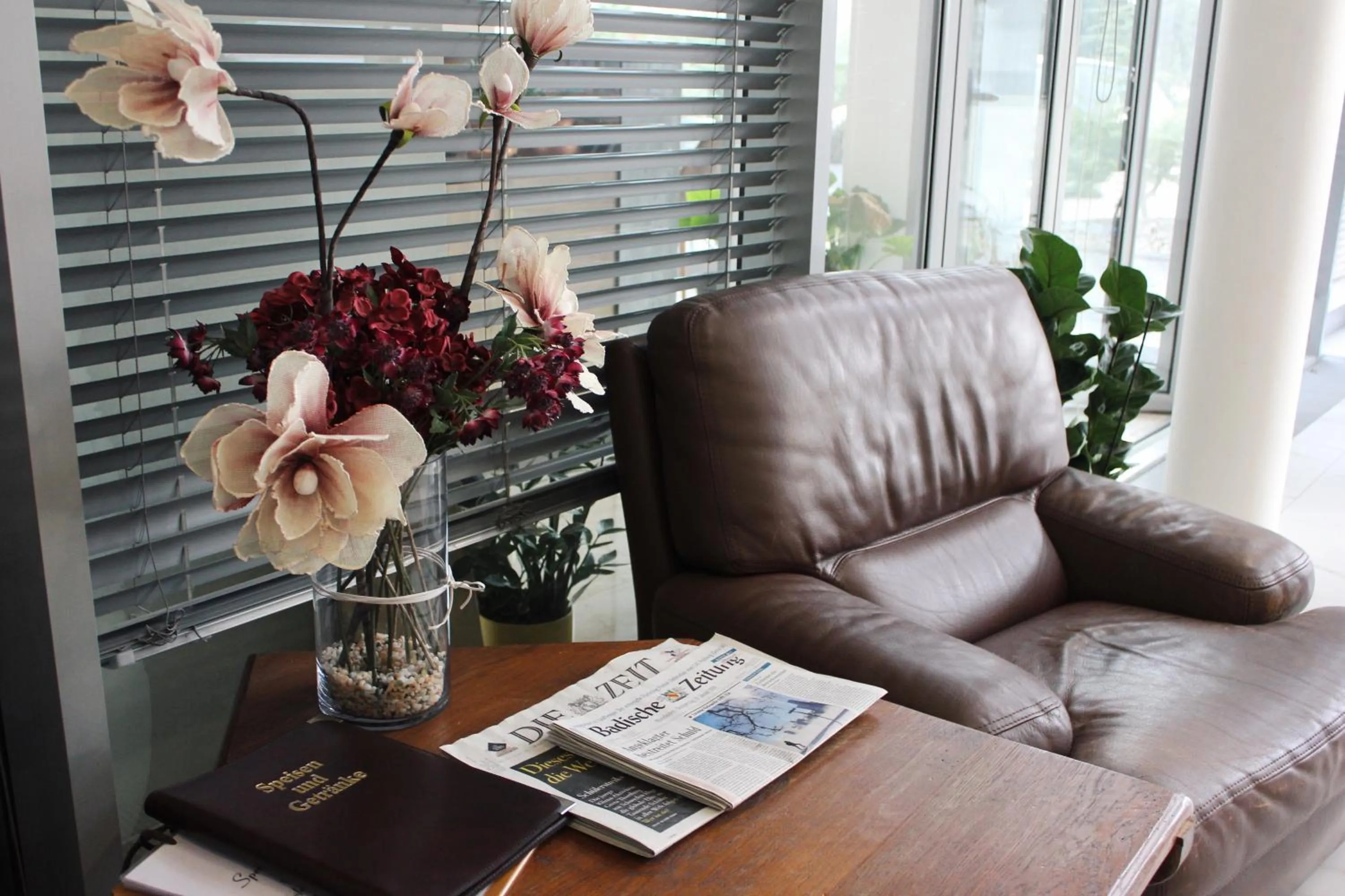 Lobby or reception in Hotel Rheinbrücke