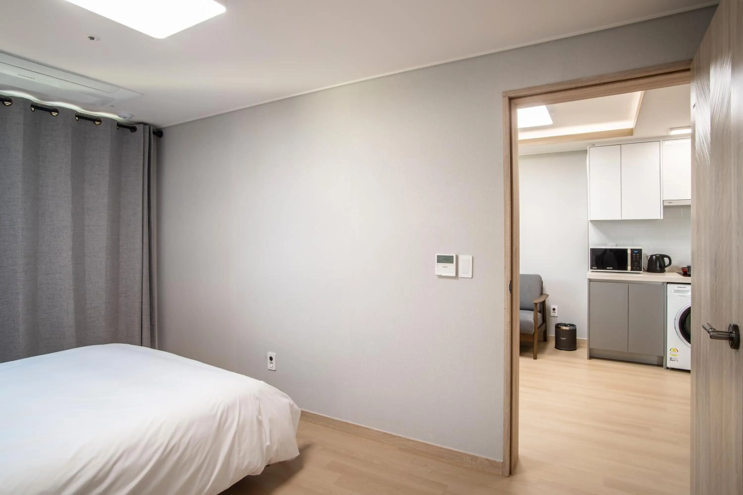 Bedroom, Bed in Jeju Central Park Residence