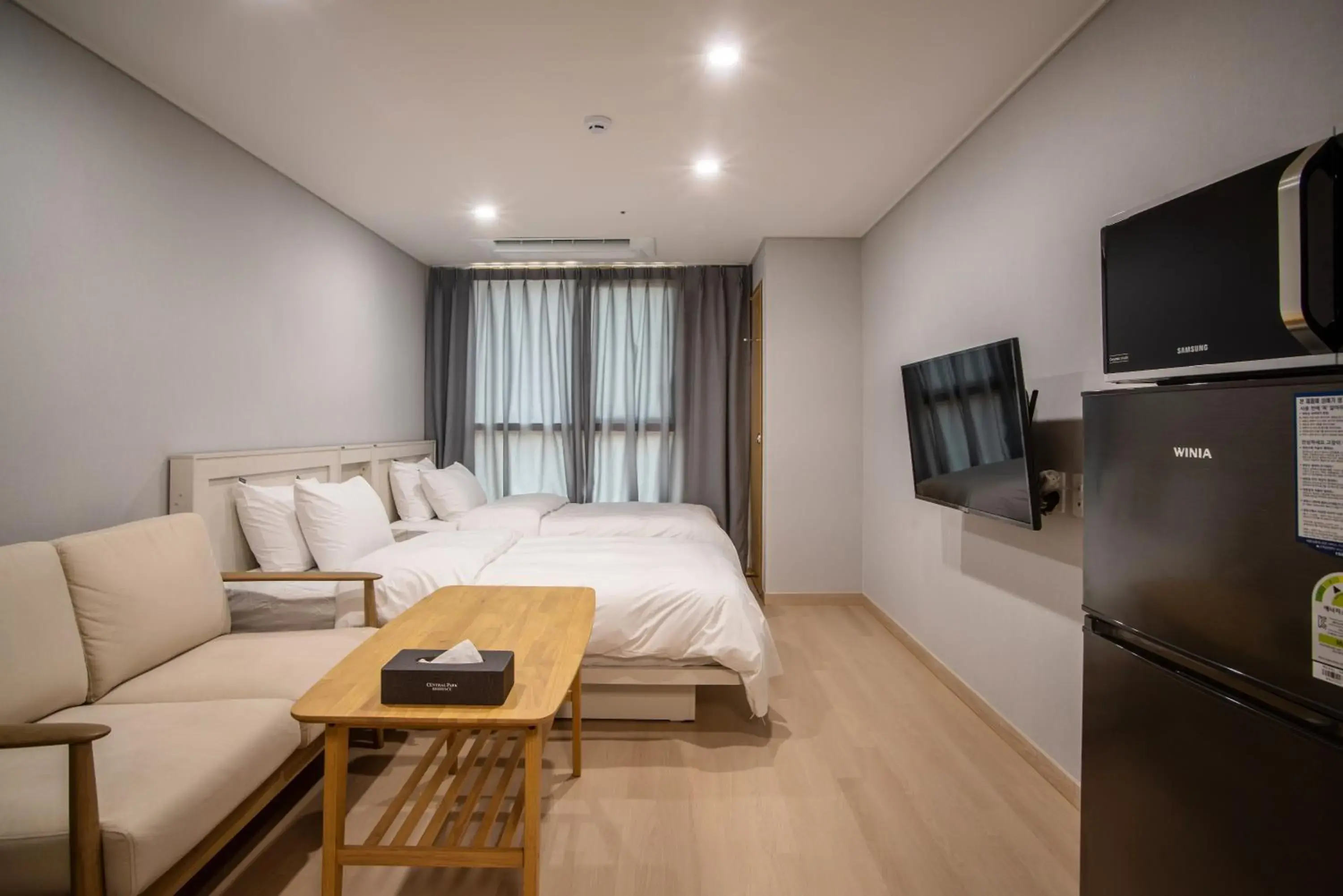 Twin Room in Jeju Central Park Residence Twin Room in Jeju Central Park Residence