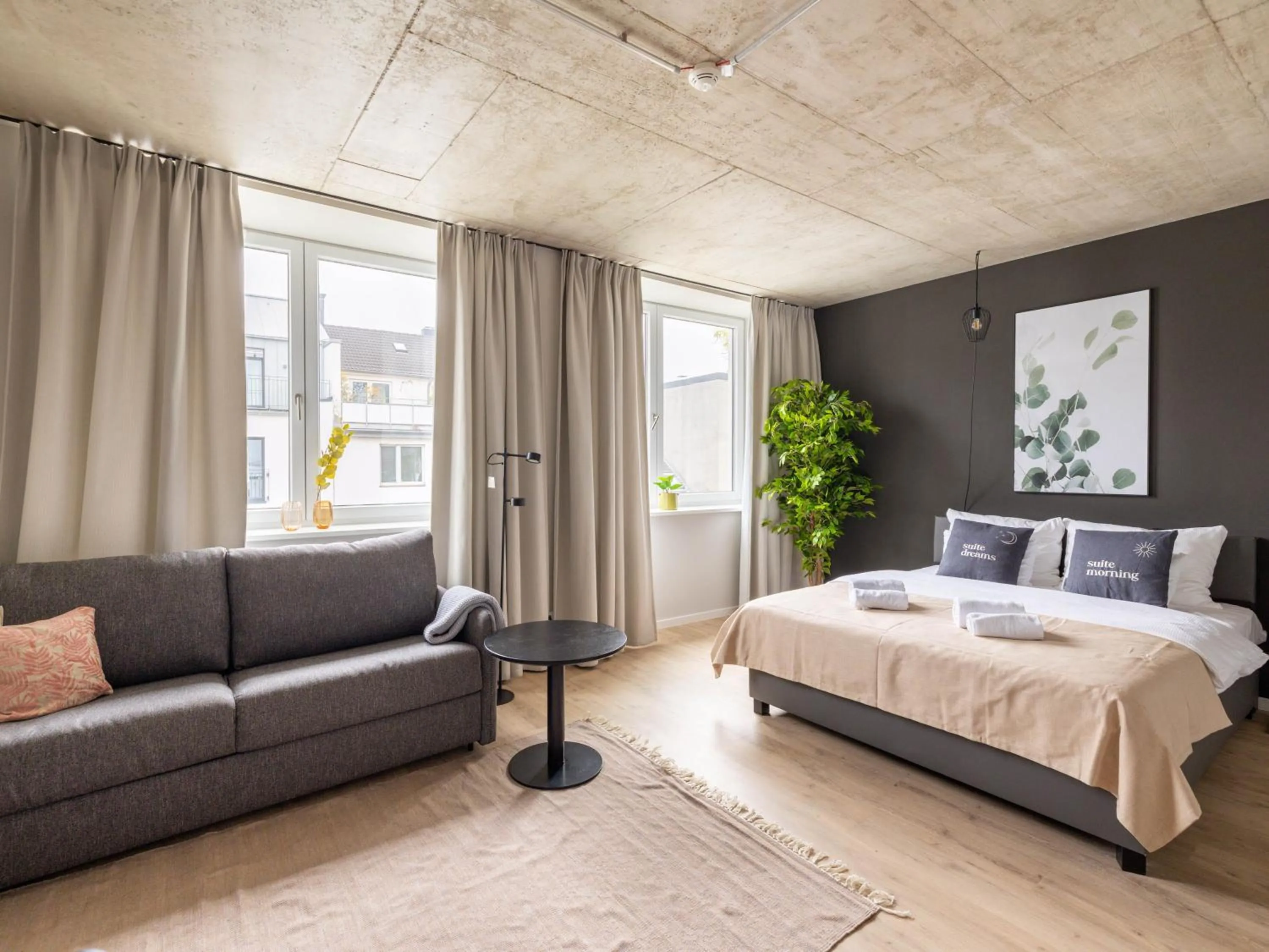 Bed in Limehome Düsseldorf Stresemannstraße - Digital Access