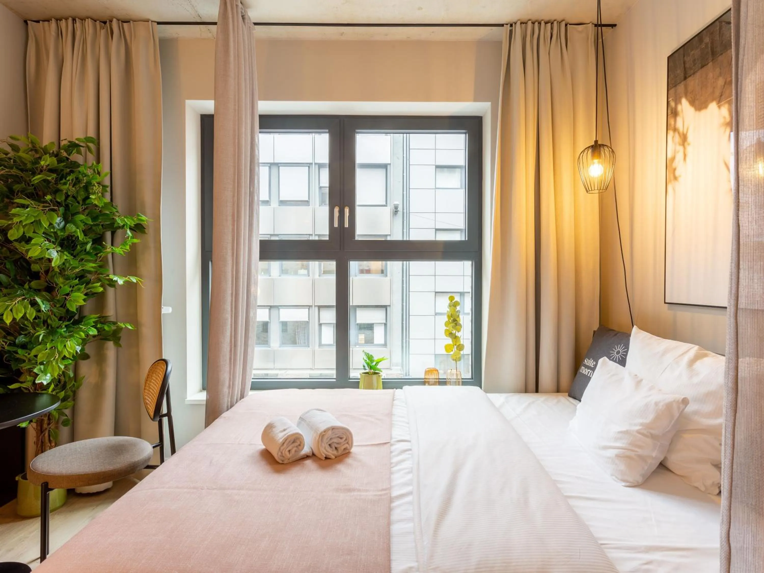 Bed in Limehome Düsseldorf Stresemannstraße - Digital Access