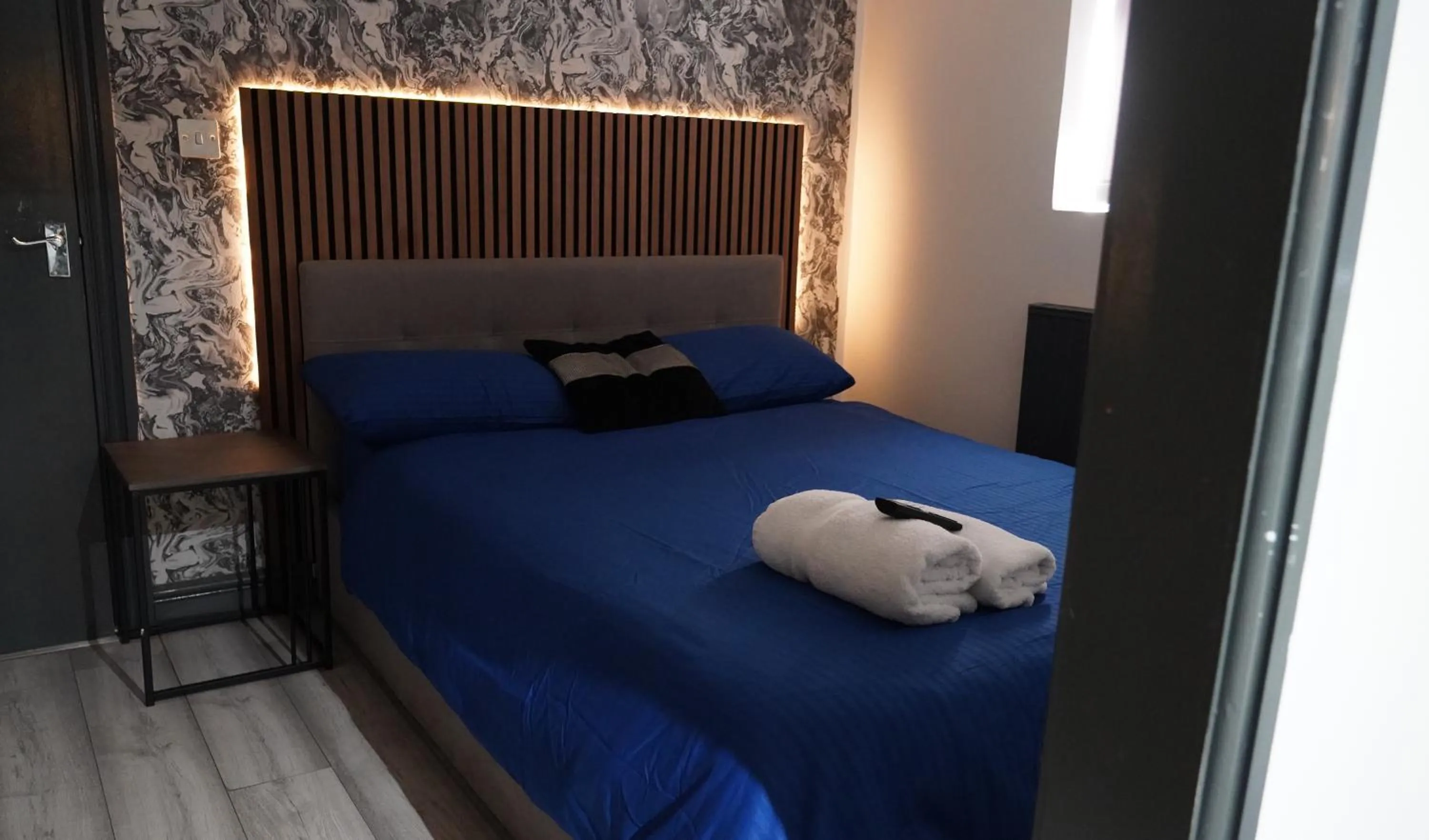 Bed in Hills View Apartments