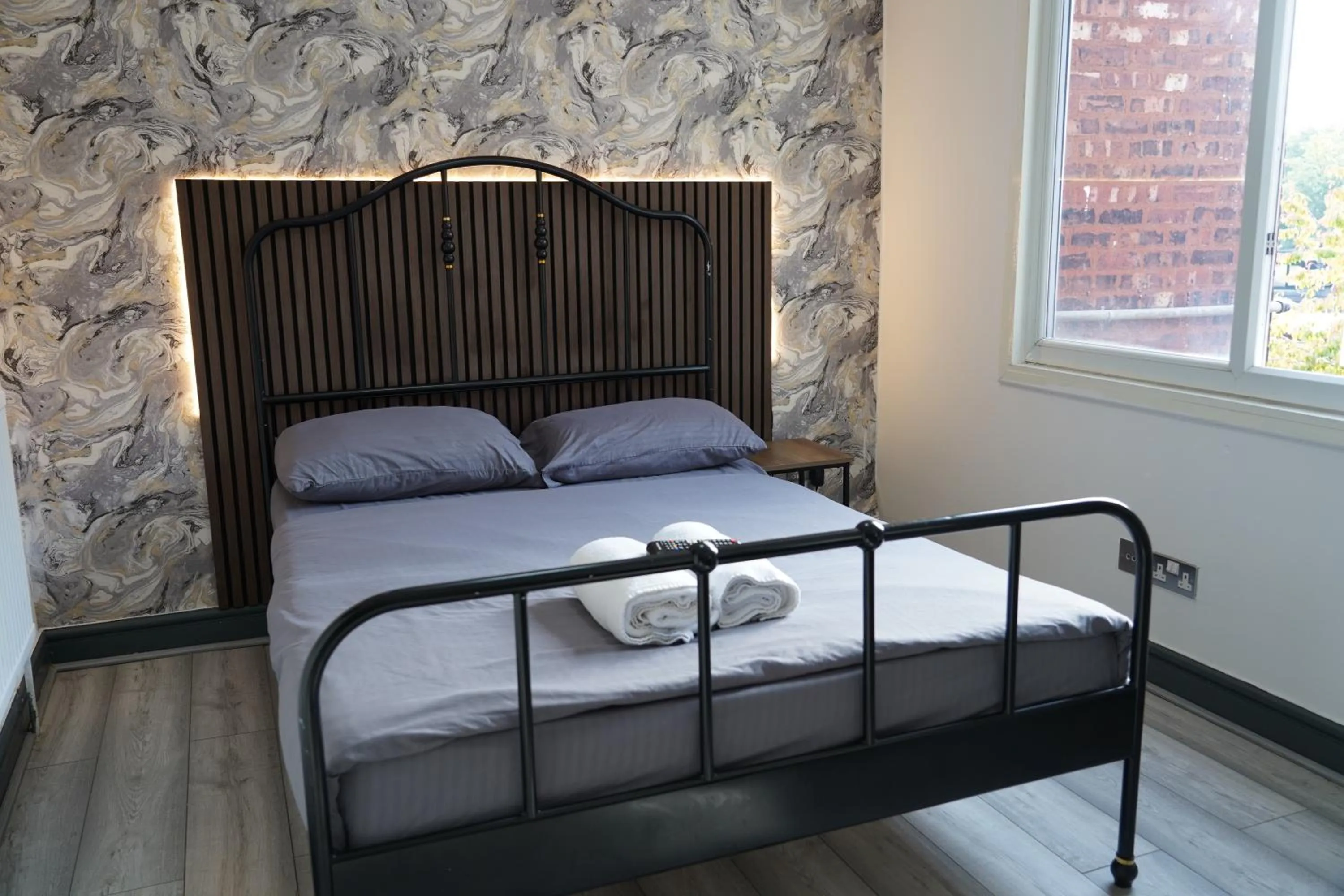 Bed in Hills View Apartments