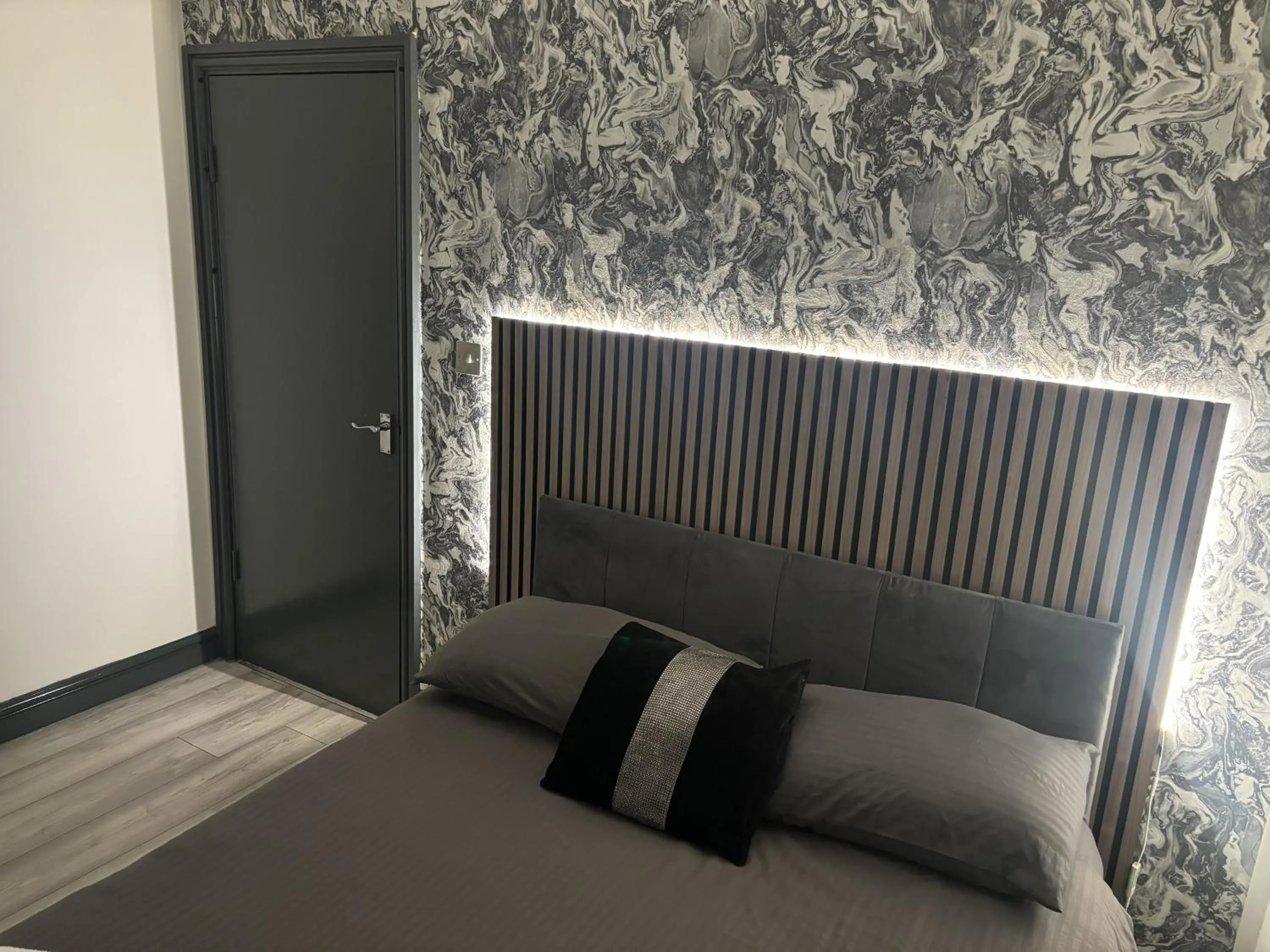 Bed in Hills View Apartments