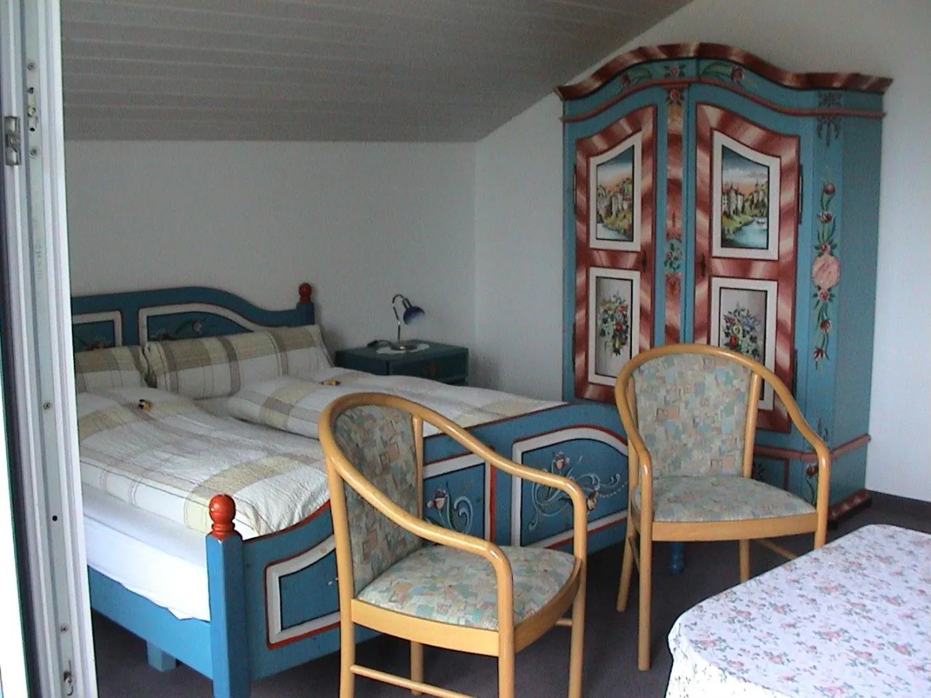 Bed in Panorama Hotel Freudenberg