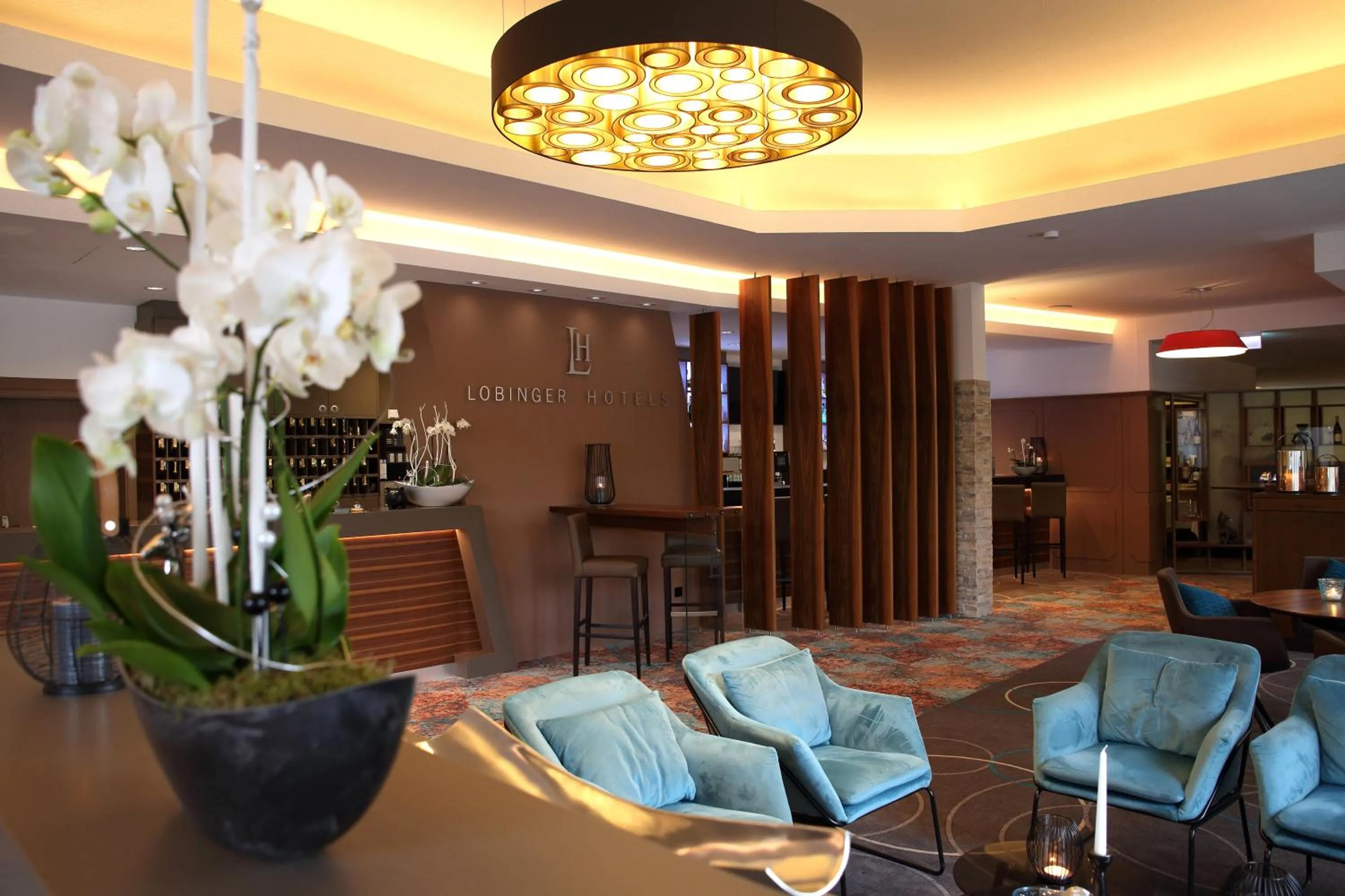 Lobby or reception in Lobinger-Parkhotel