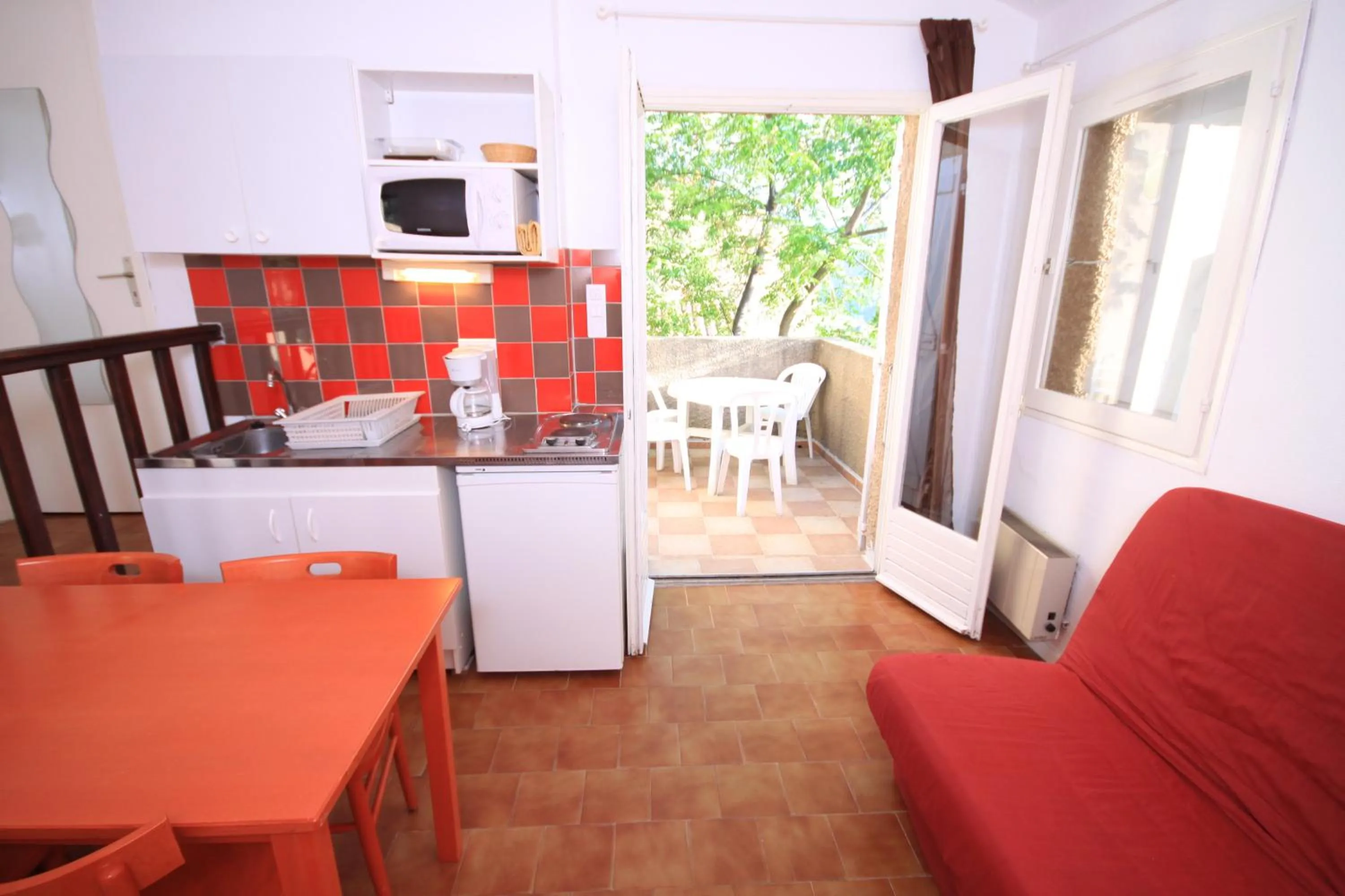 Seating area in Résidence U Nebbiu