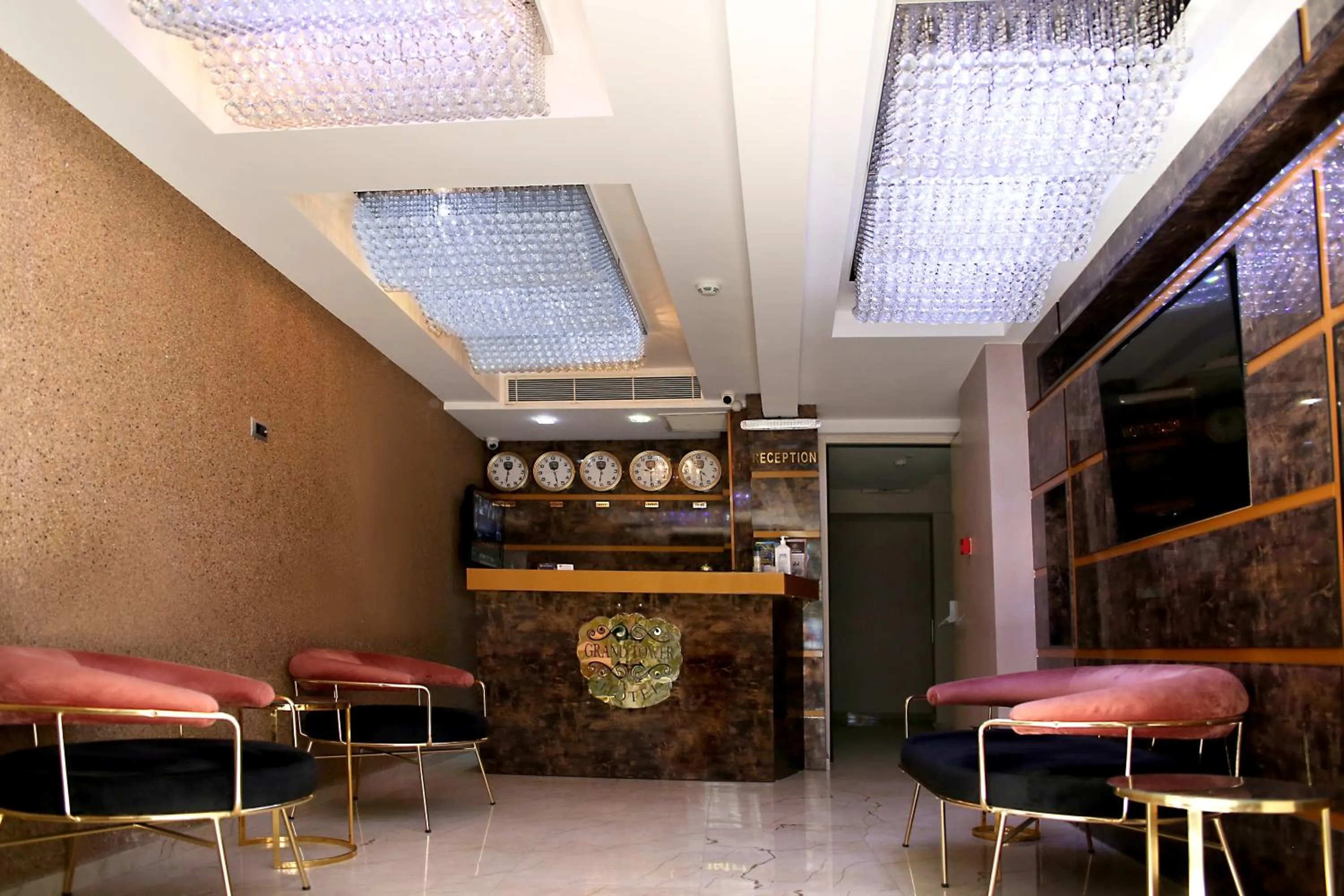 Lobby or reception in The Grand Tower Hotel