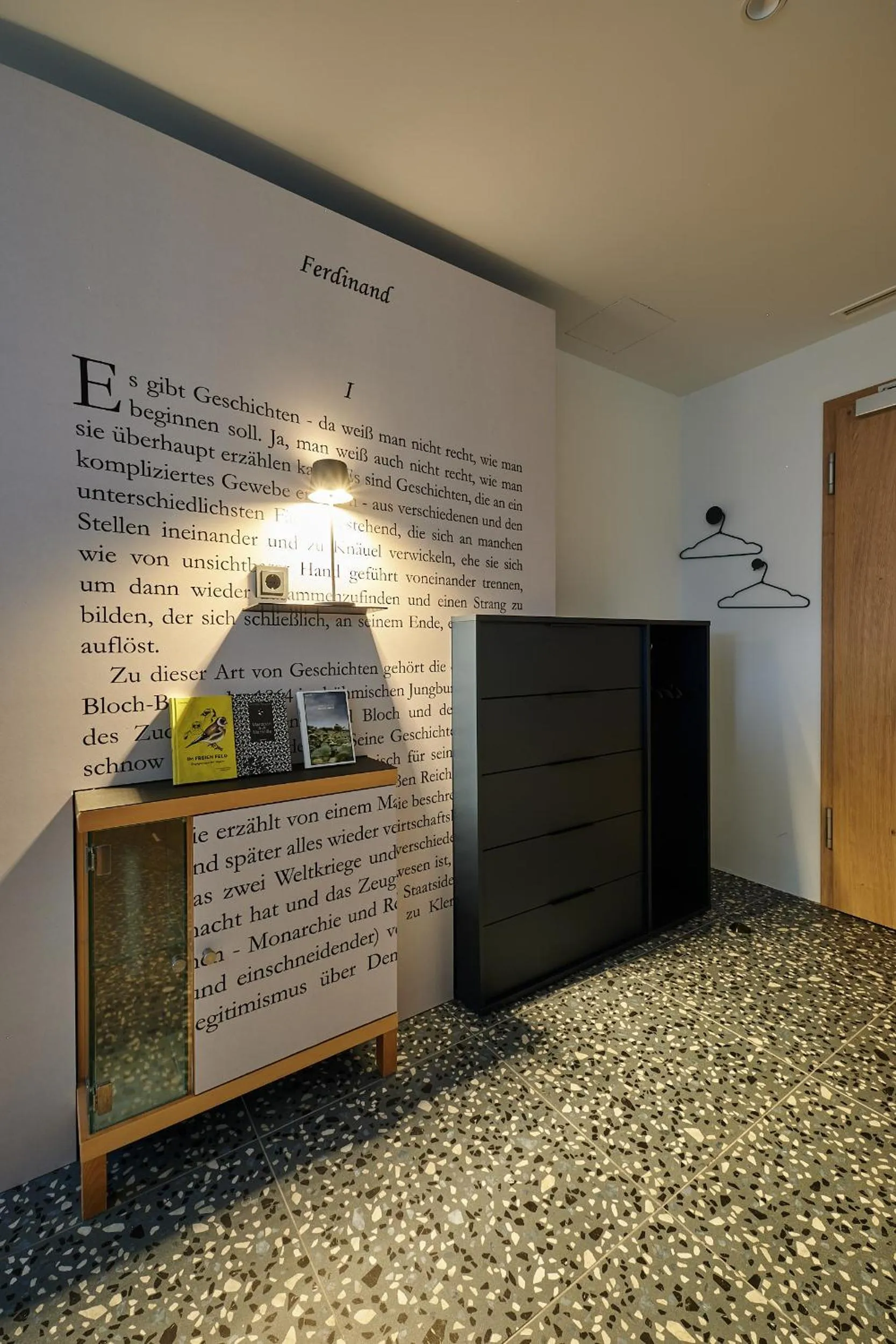 Decorative detail in Lesehotel