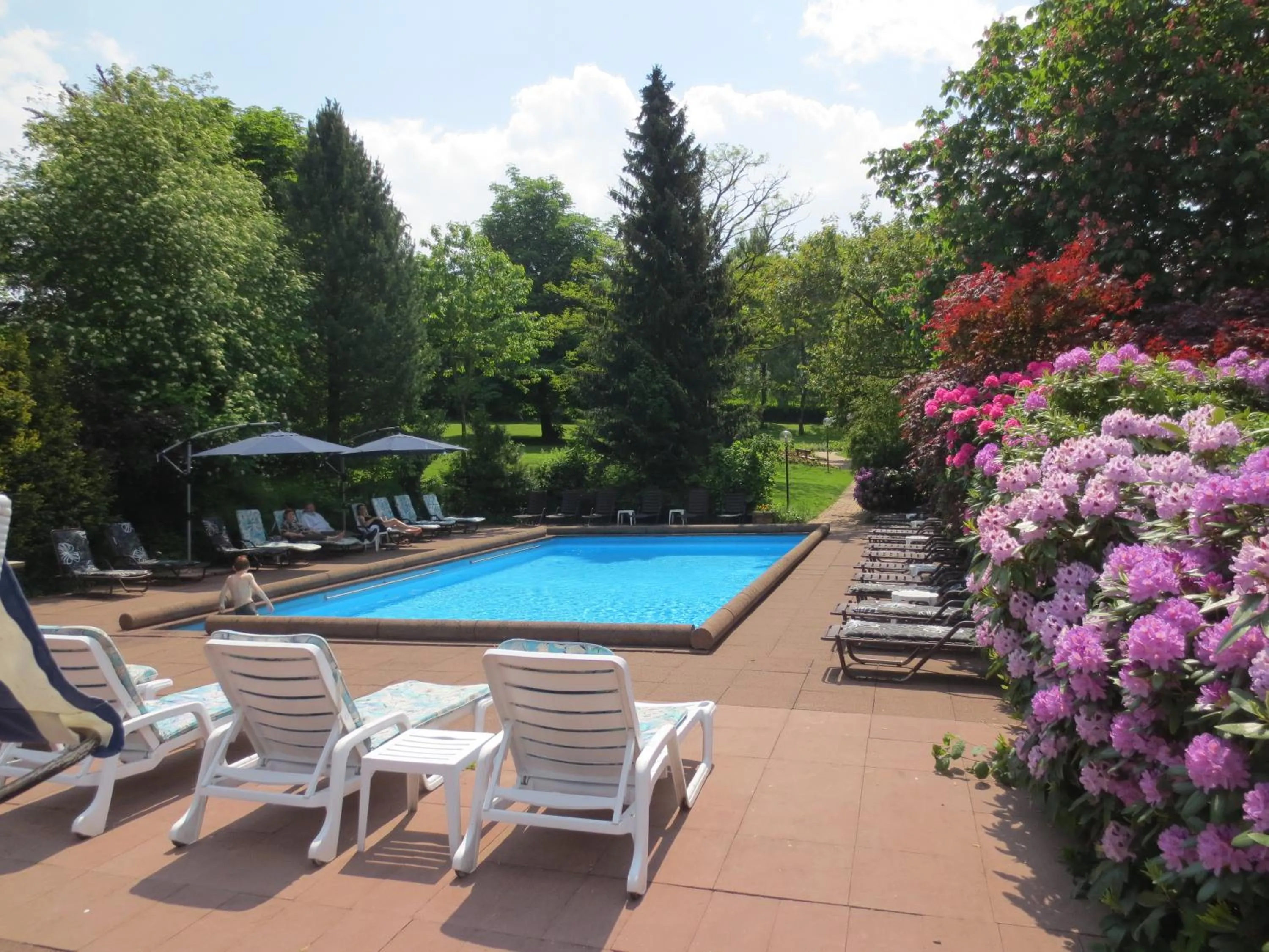 Garden view in Hotel Stockhausen GbR