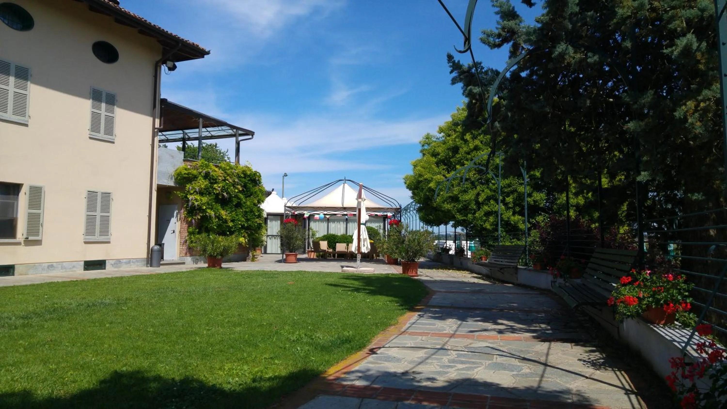 Garden view in Locanda del Boscogrande