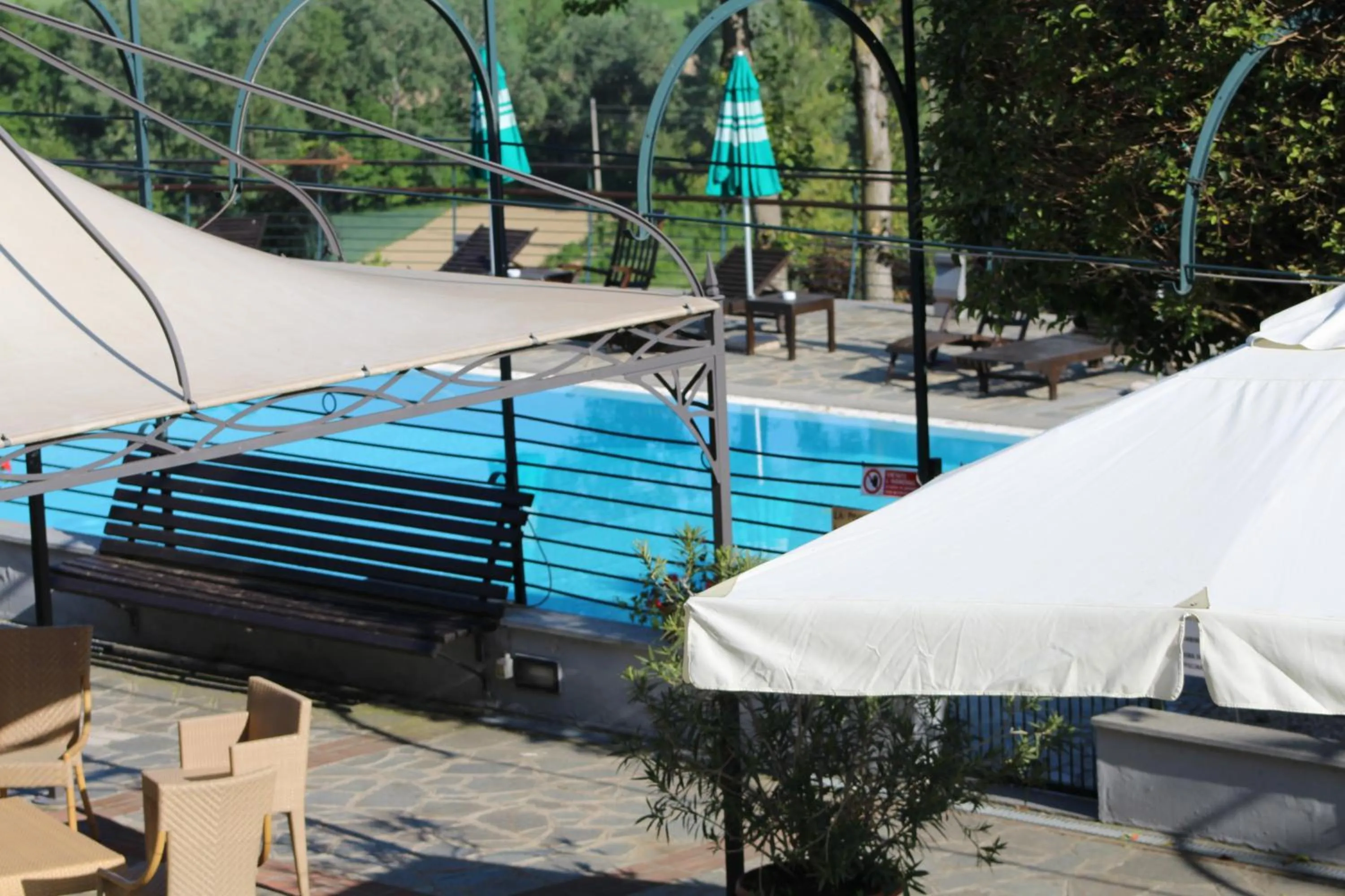 Pool view in Locanda del Boscogrande