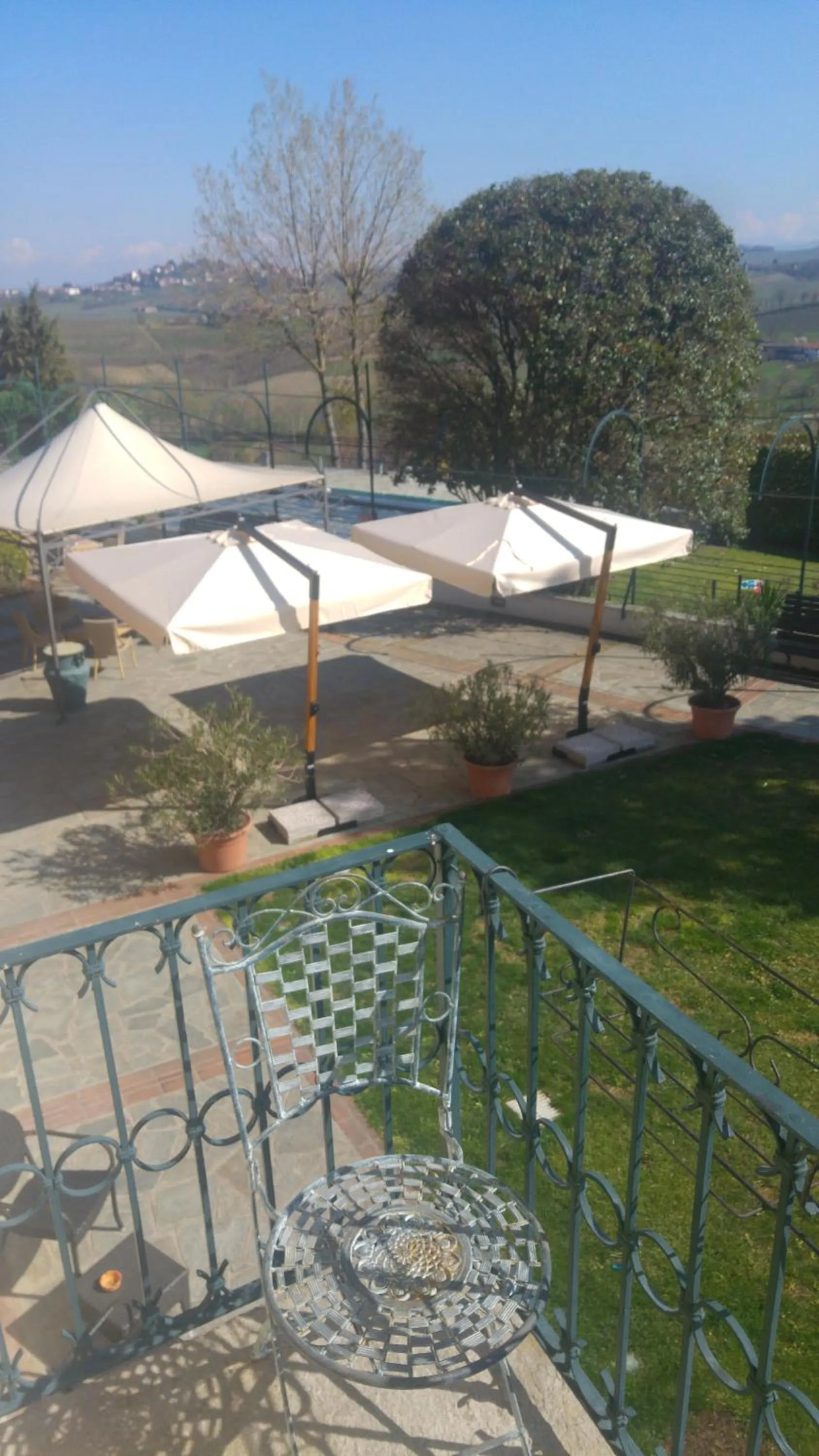 Garden view in Locanda del Boscogrande