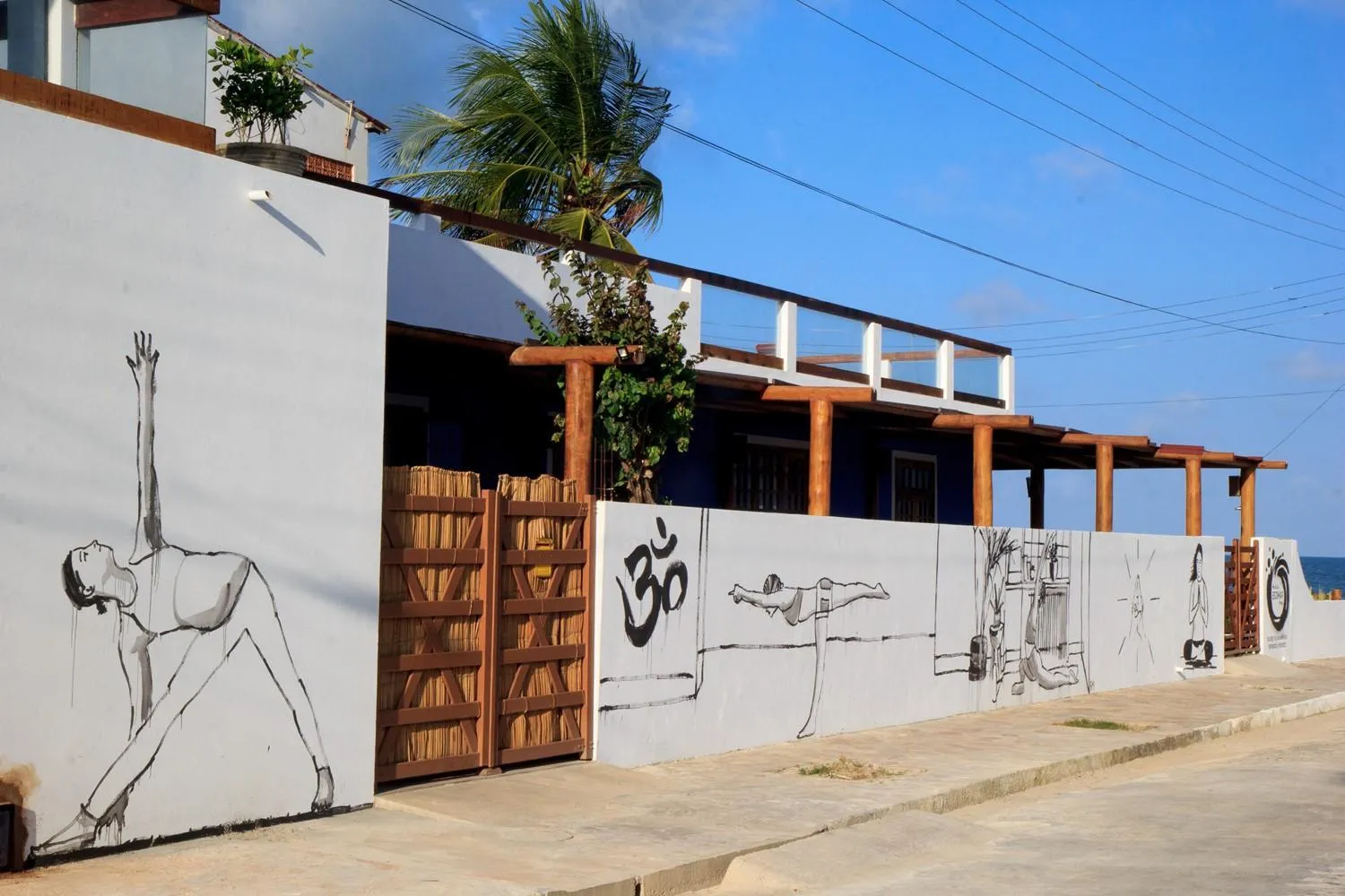 Facade/entrance in Pousada Ecohar Yoga