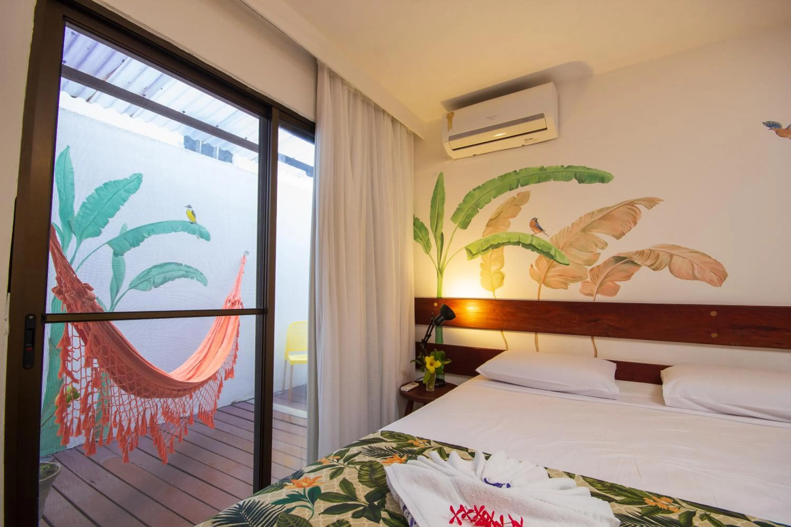 Bedroom, Bed in Pousada Ecohar Yoga