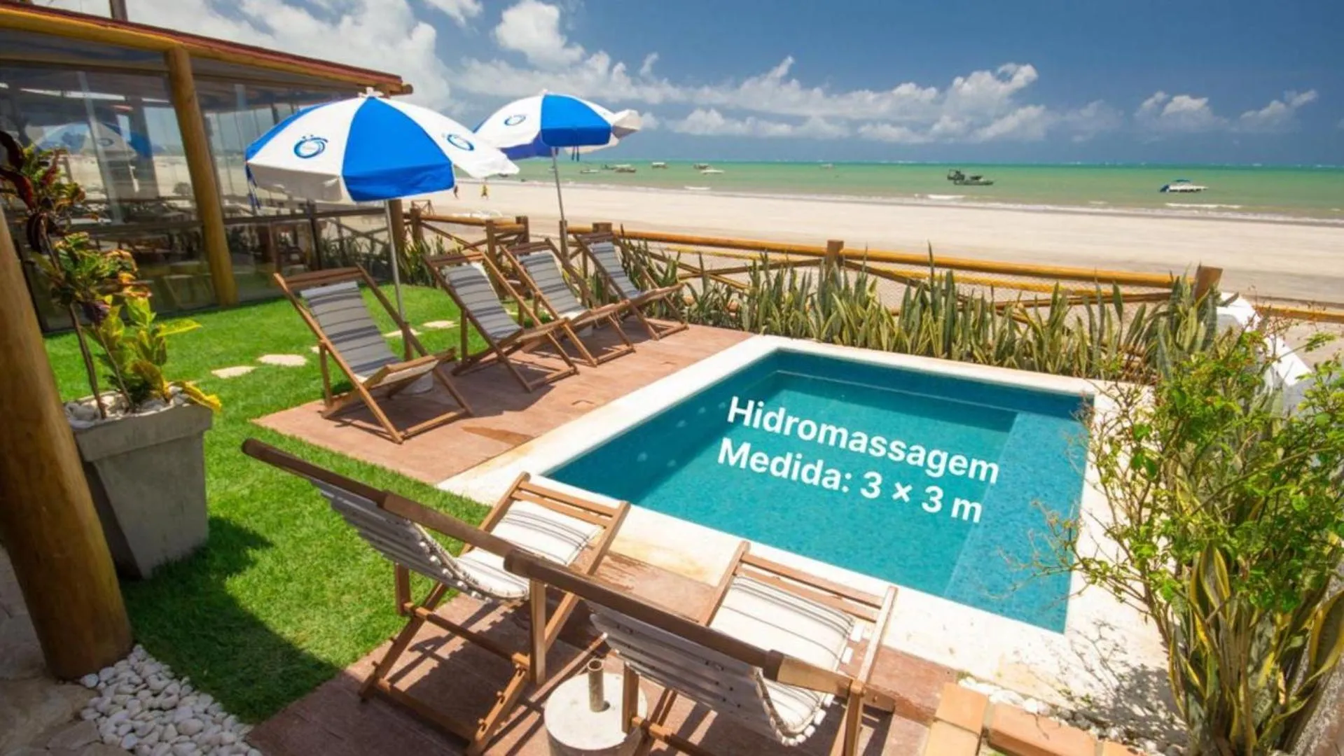 Hot Tub in Pousada Ecohar Yoga