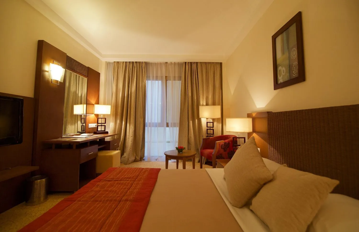 Bed in Hala Hotel & Aqua Park