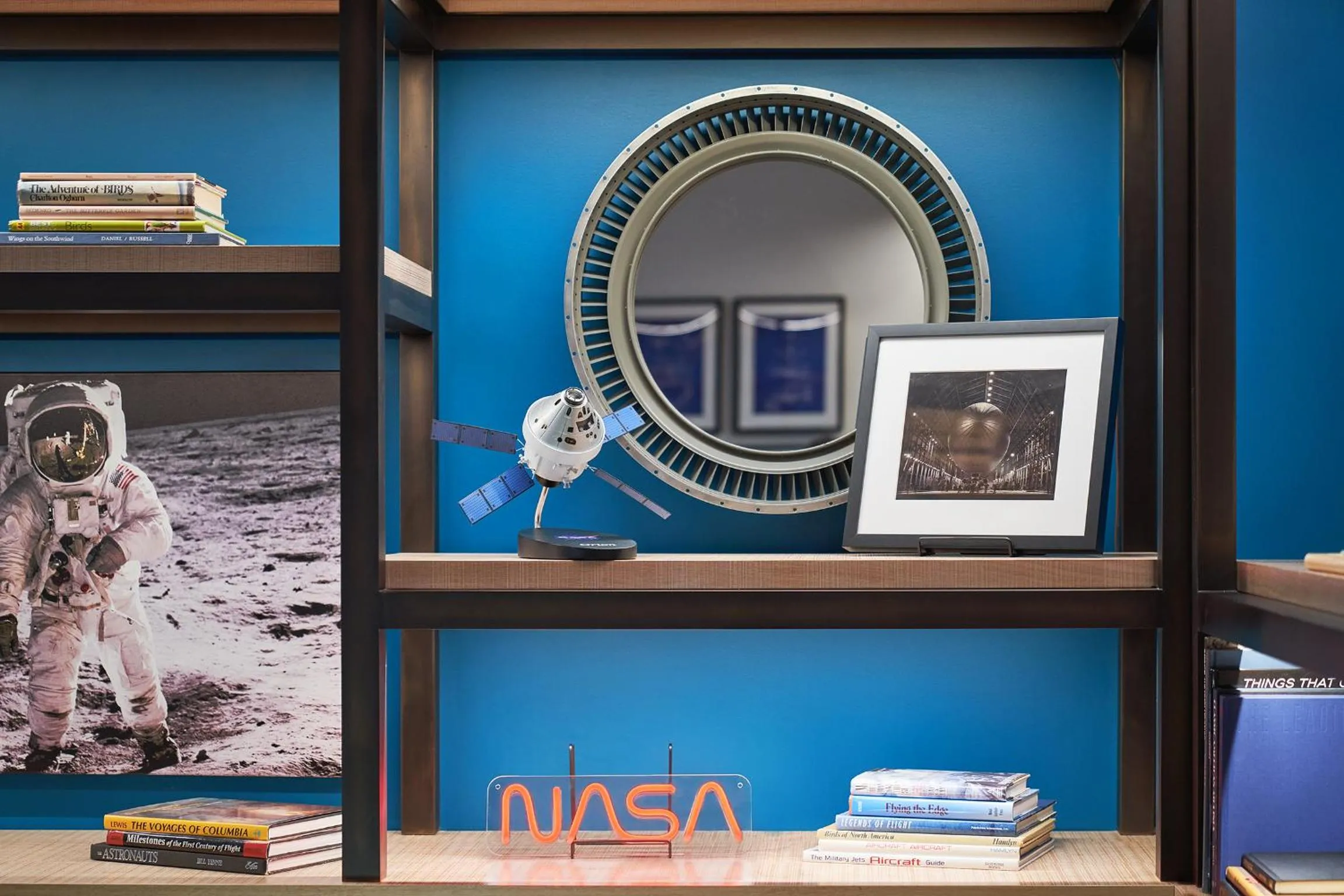 Library in The Ameswell Hotel