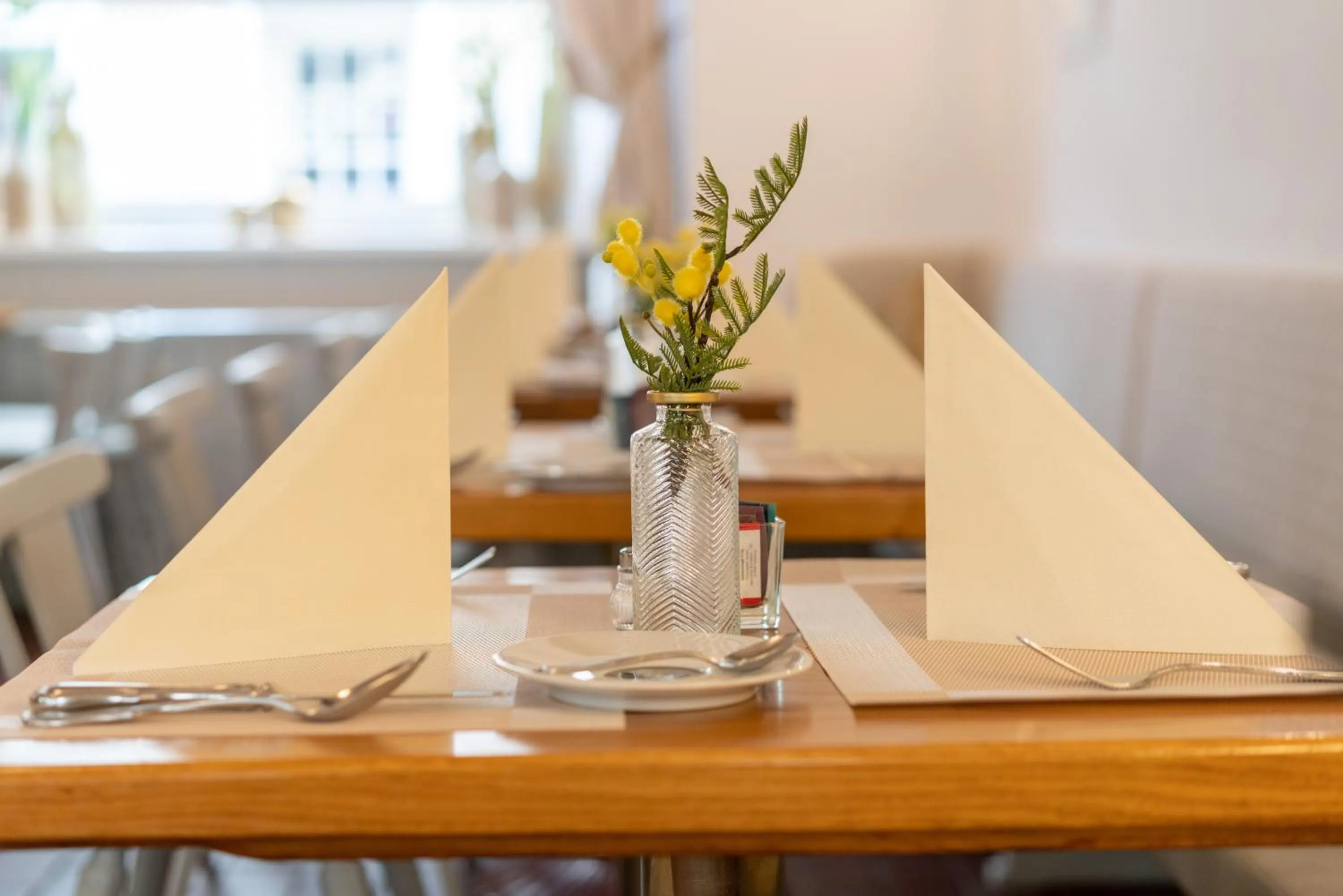 Dining area in Cityhotel Trumer Stube