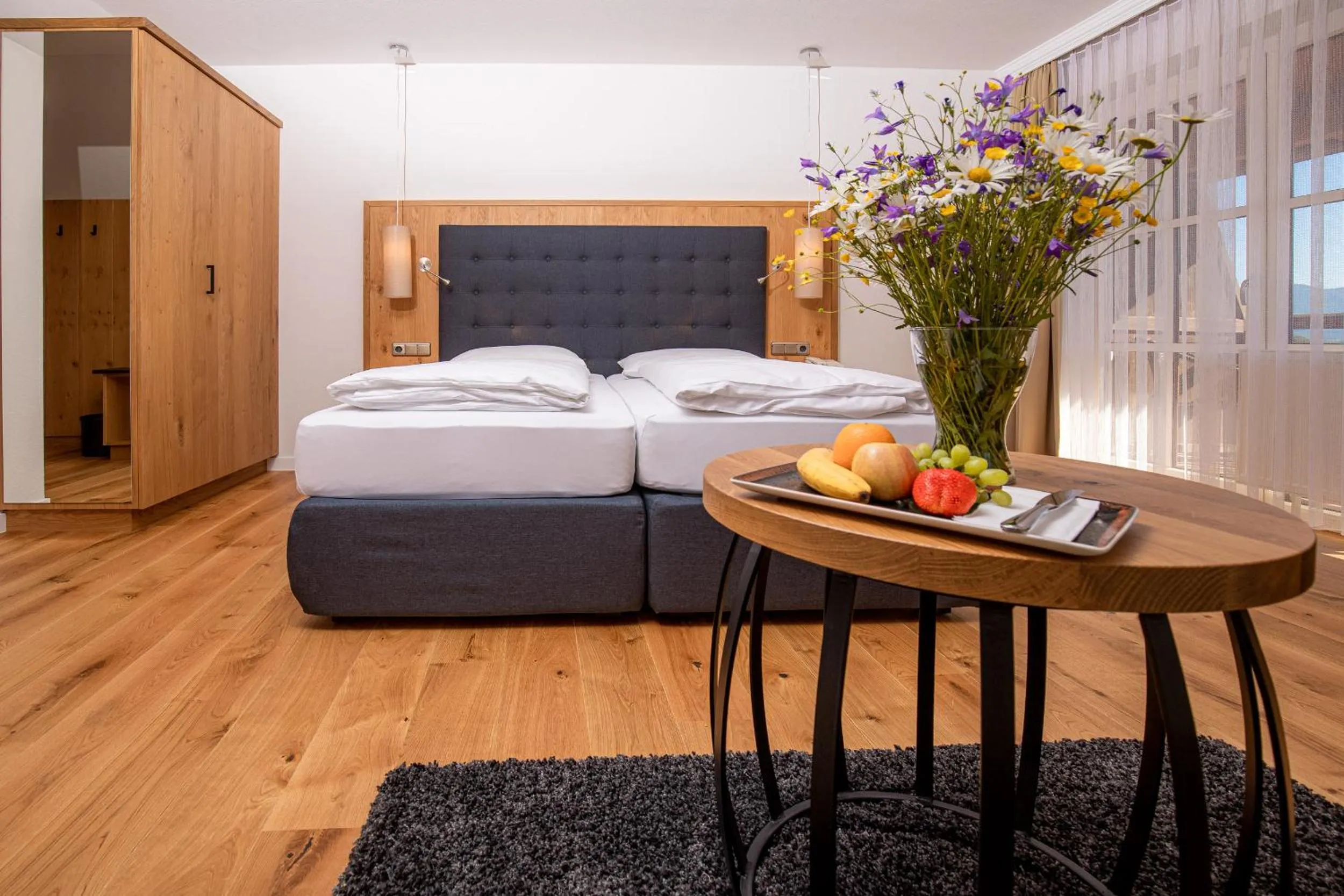 Bed in Hotel Amberger Hof