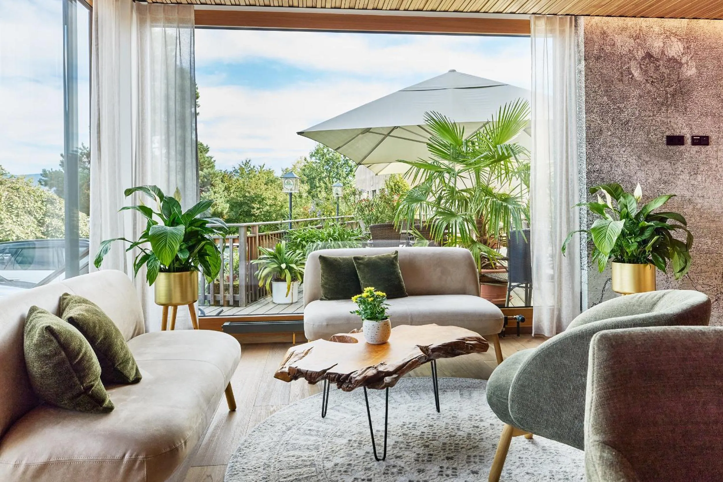 Lobby or reception in Hotel Amberger Hof