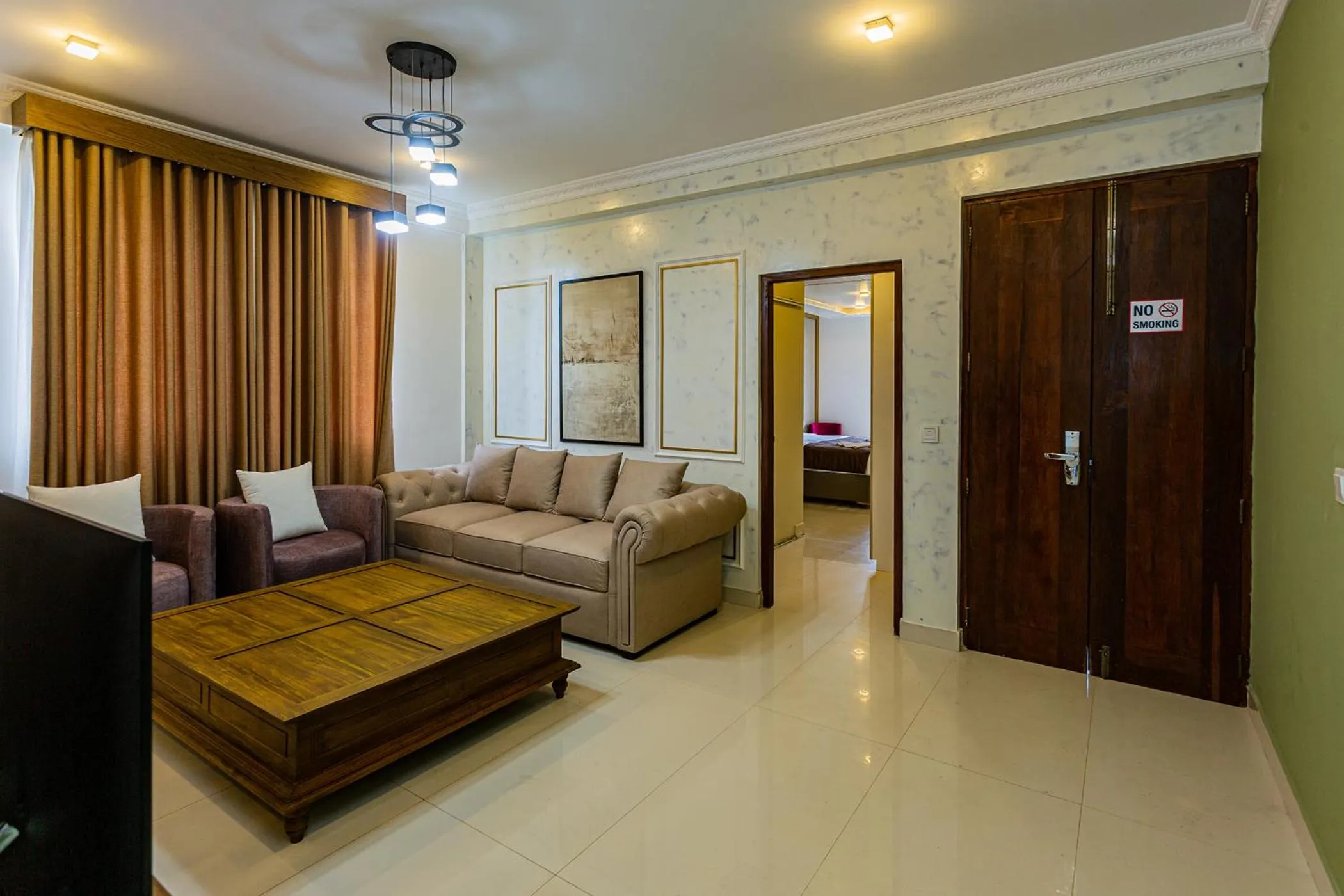 Living room in Beach & Bliss Mirissa