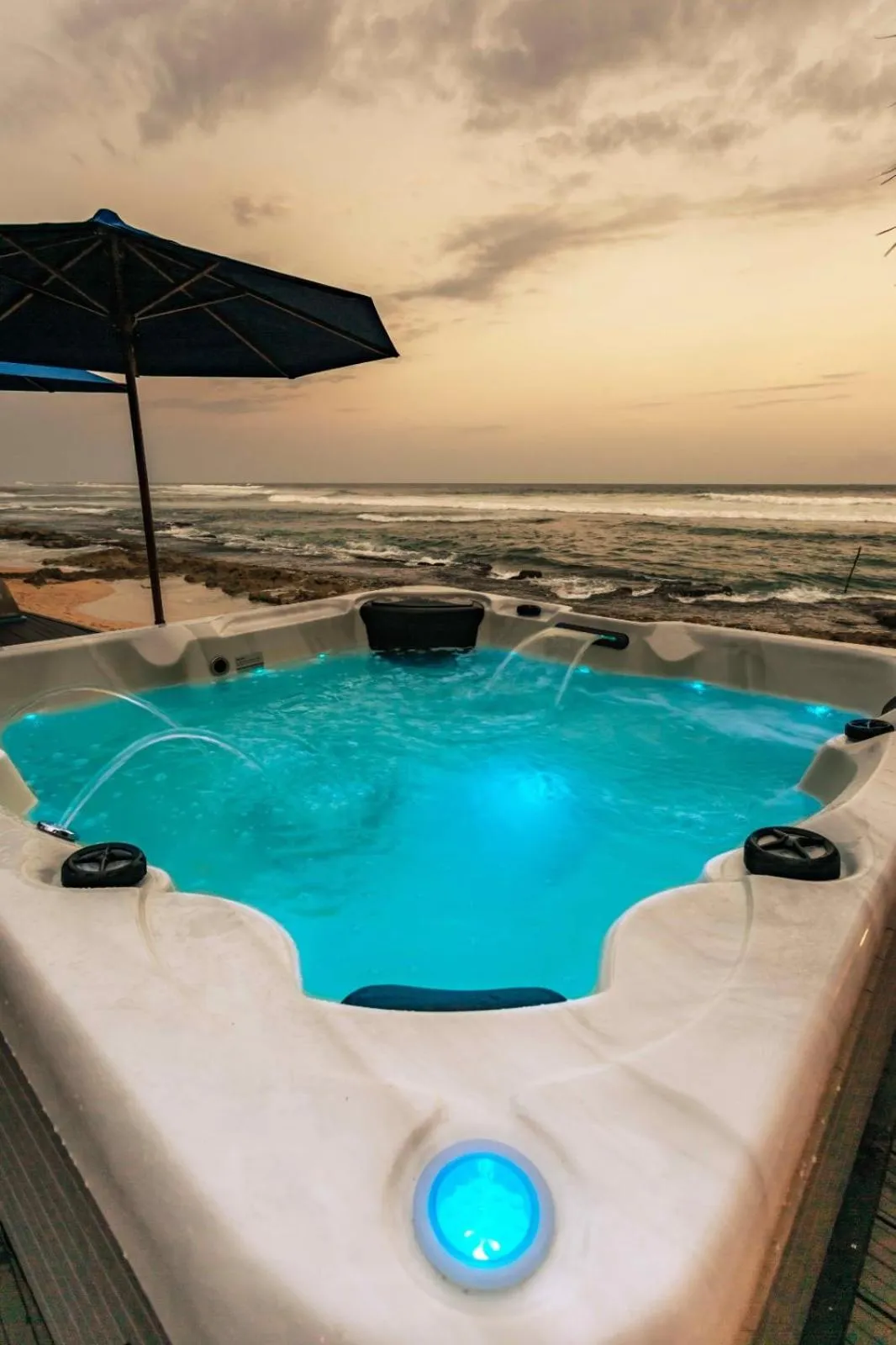 Hot Tub in Beach & Bliss Mirissa