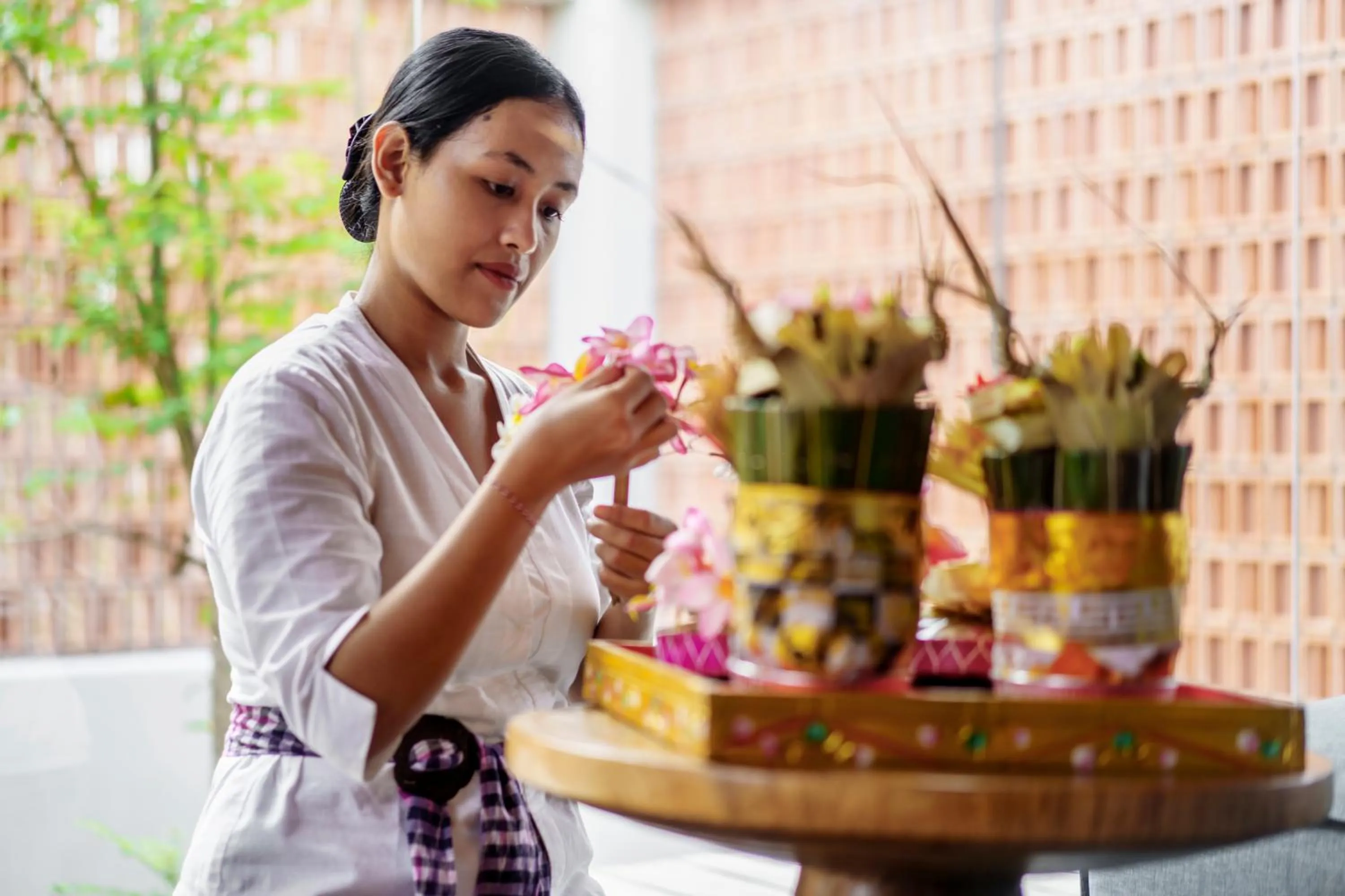 People in Blossom Eco Luxe Villas by Ekosistem