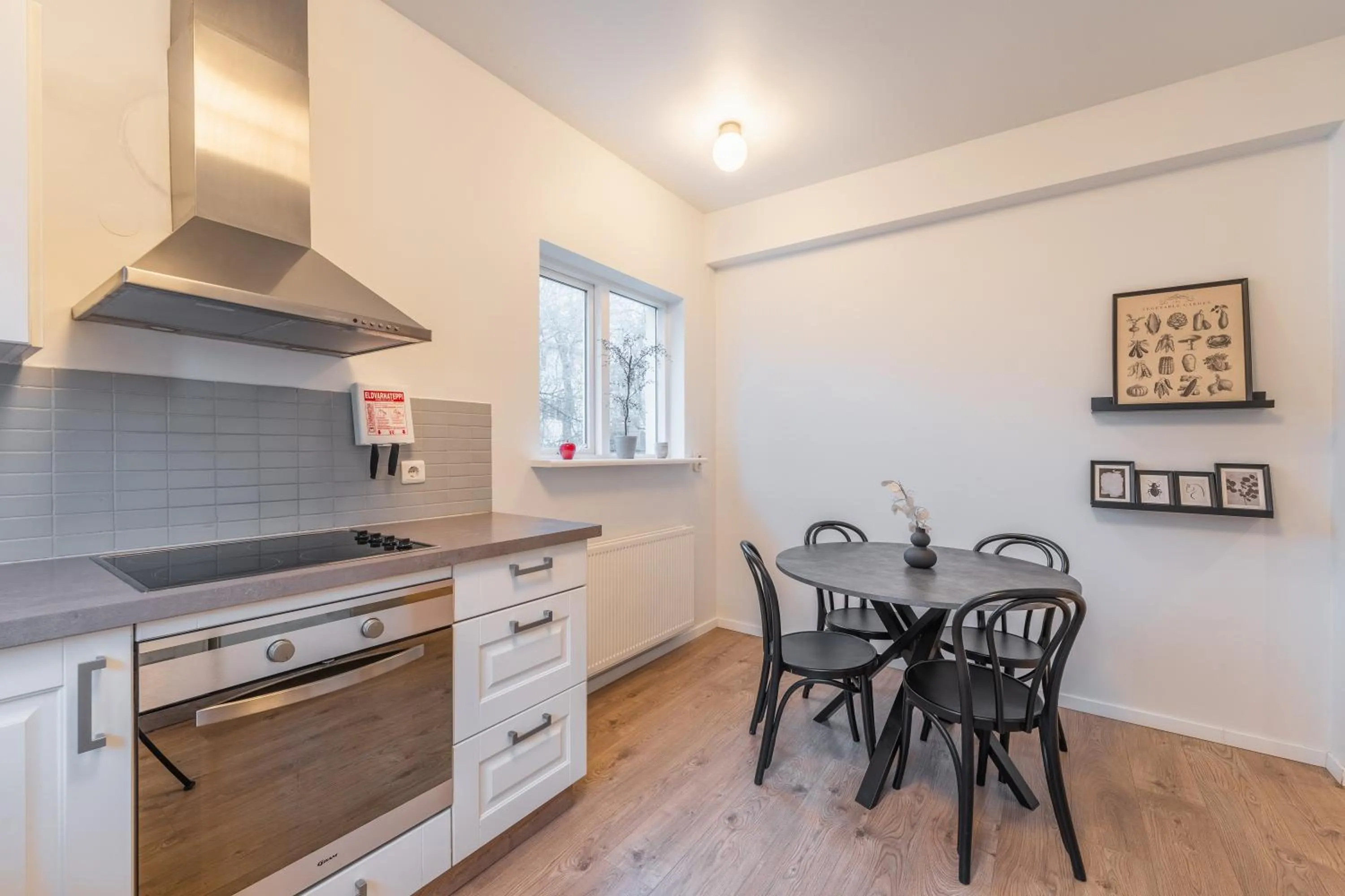 Kitchen or kitchenette in Day Dream Soleyjargata Rooms & Apartments