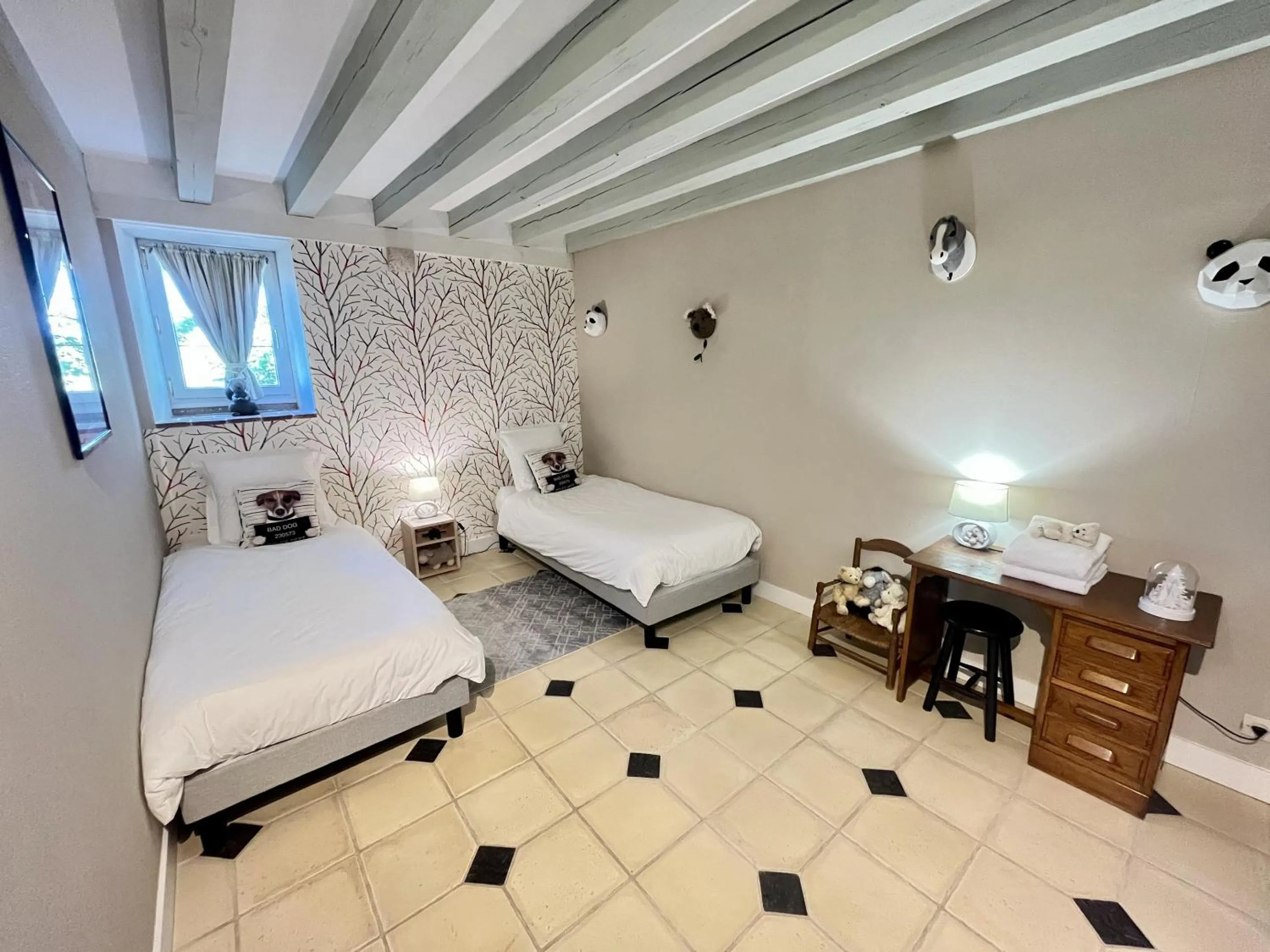 Bedroom, Bed in Le Clos des Châteaux