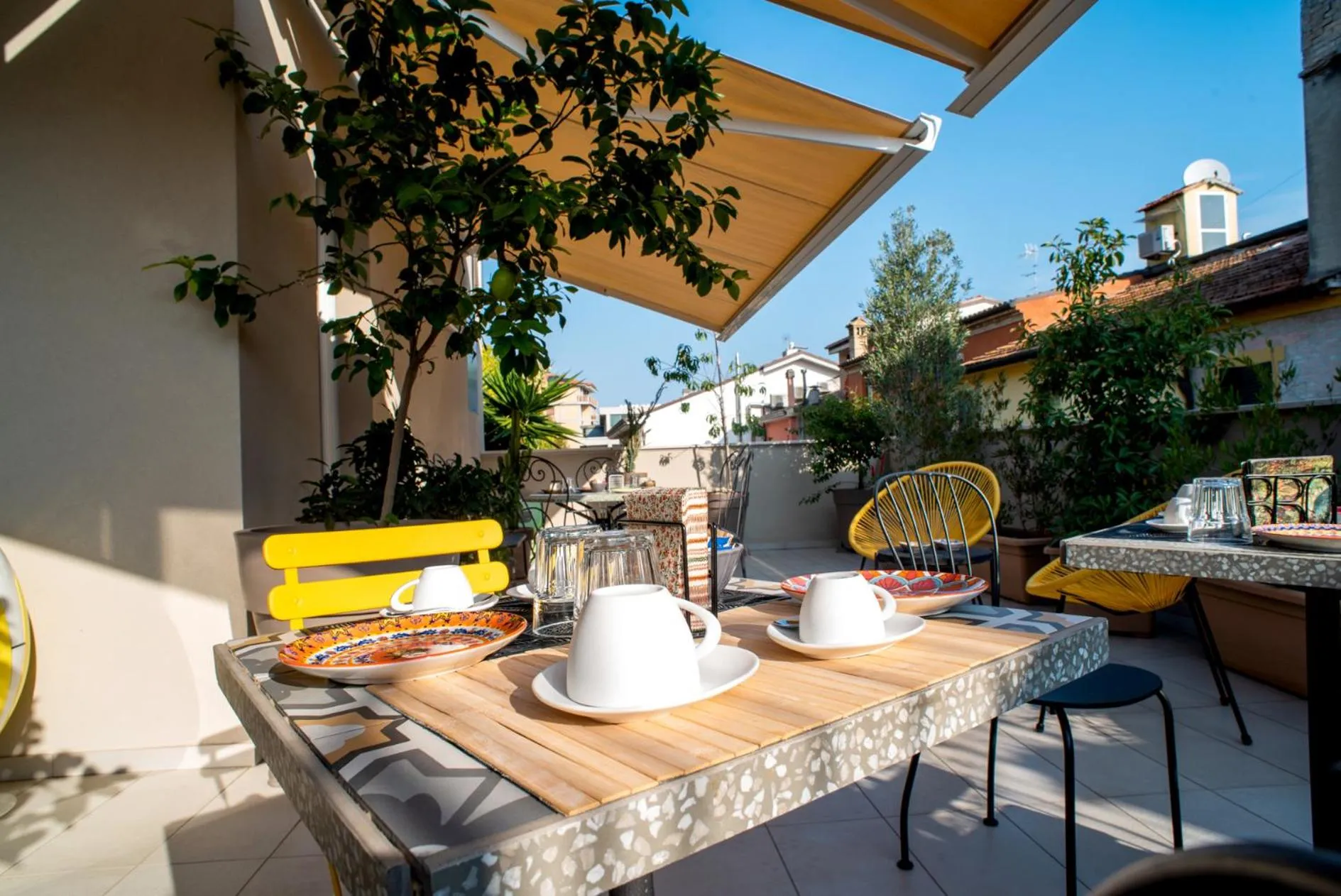 Patio in B&B Fontanella 32