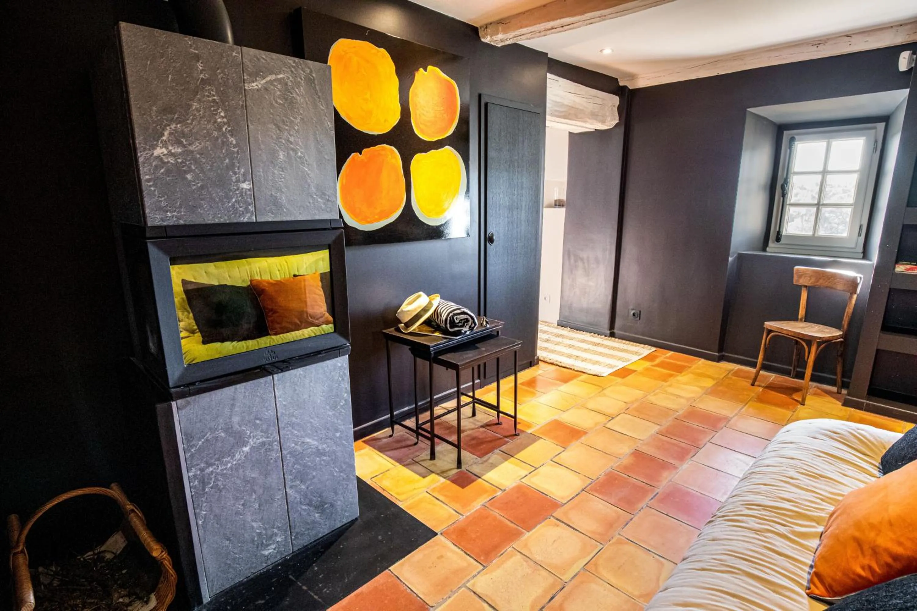 Living room in Le Barretian