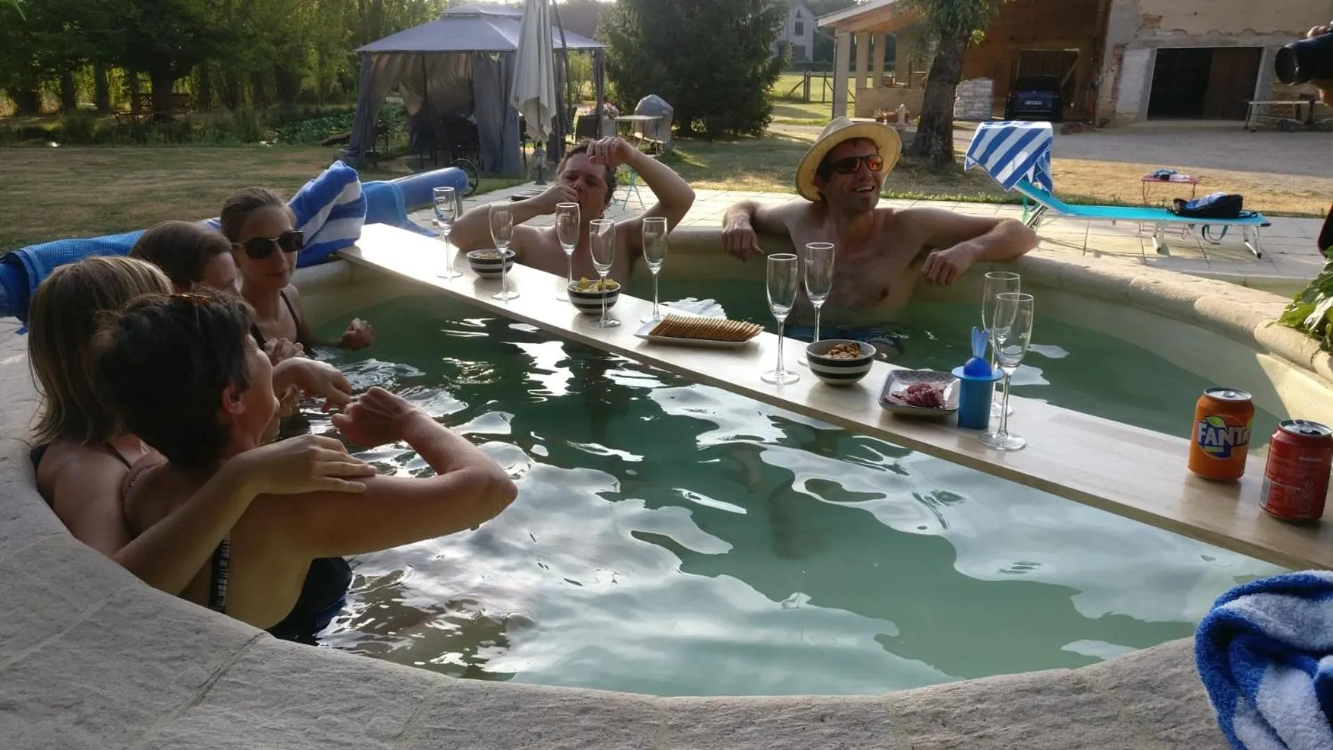 Swimming pool in Chambres et Table d'hôtes "La Pastorale Gourmande" FR - NE - EN - DE - IT