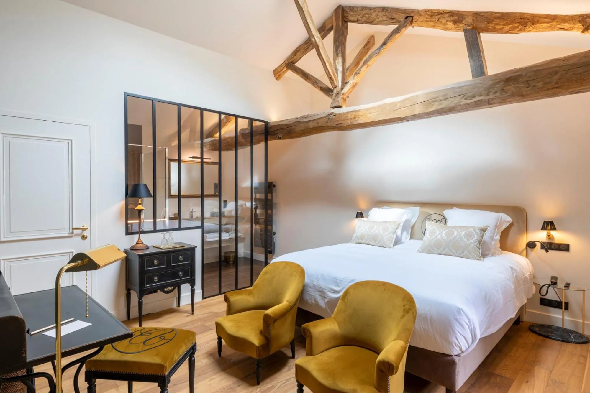 Bed in Hôtel Villa Alexandre