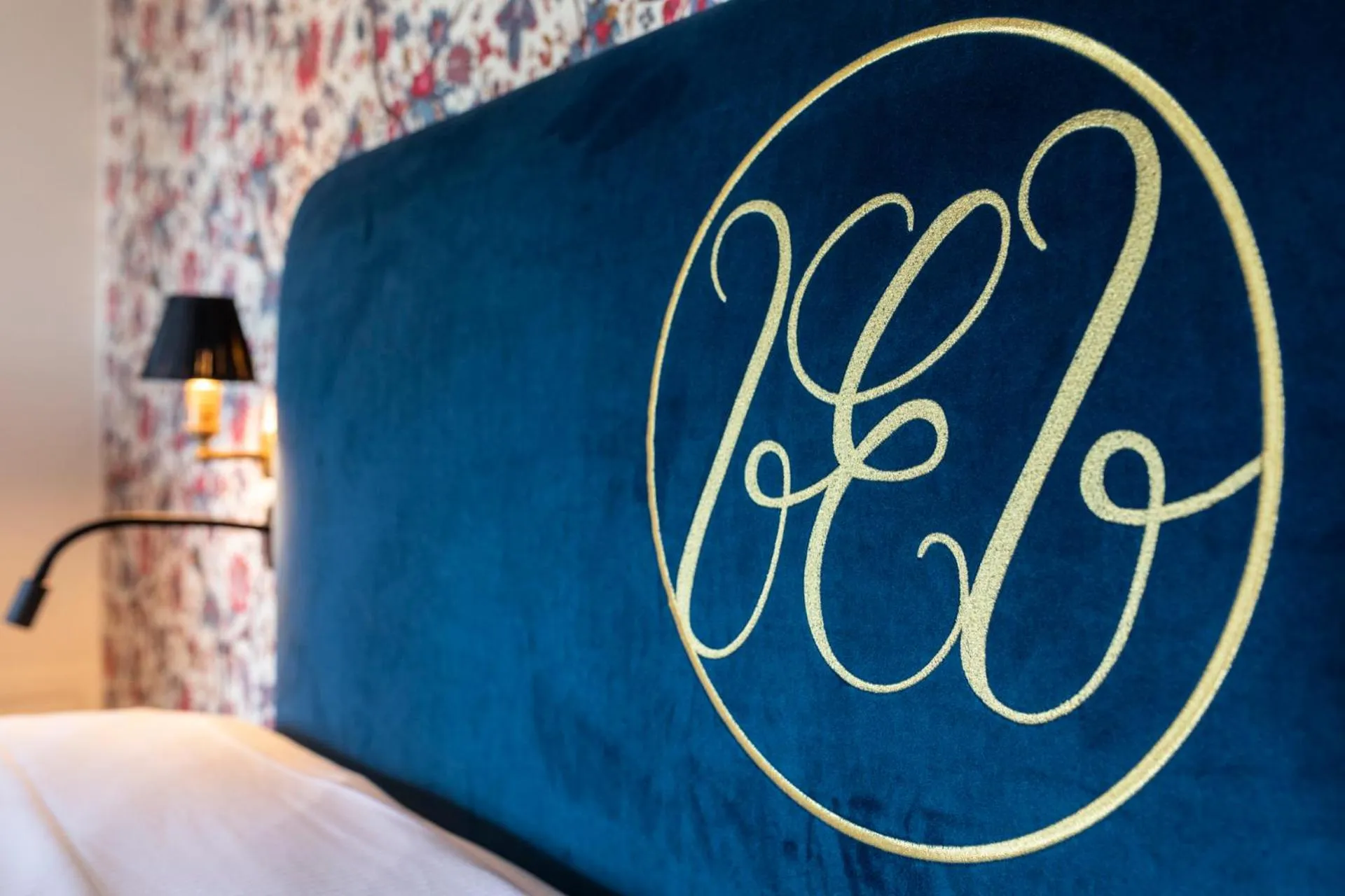 Property logo or sign, Bed in Hôtel Villa Alexandre