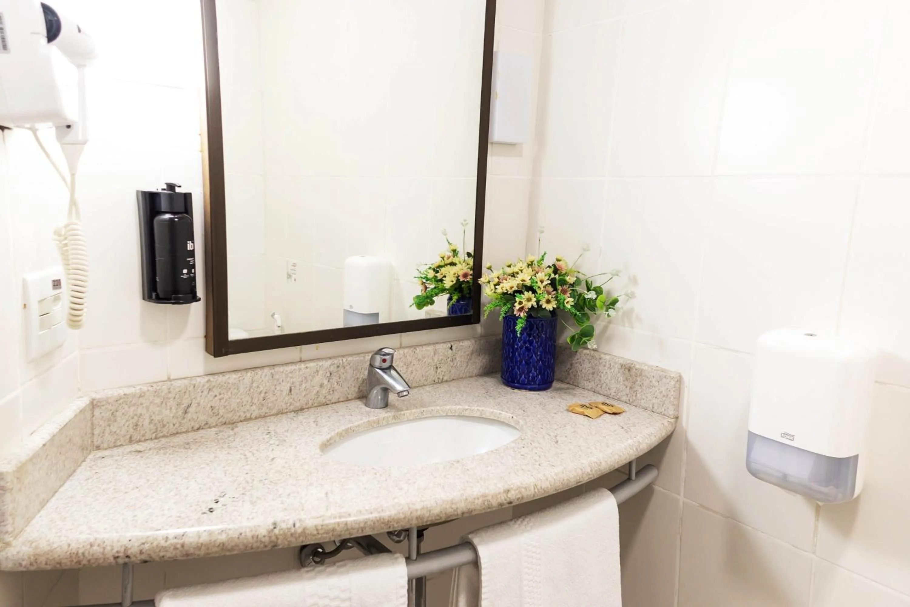 Bathroom in ibis Contagem Ceasa