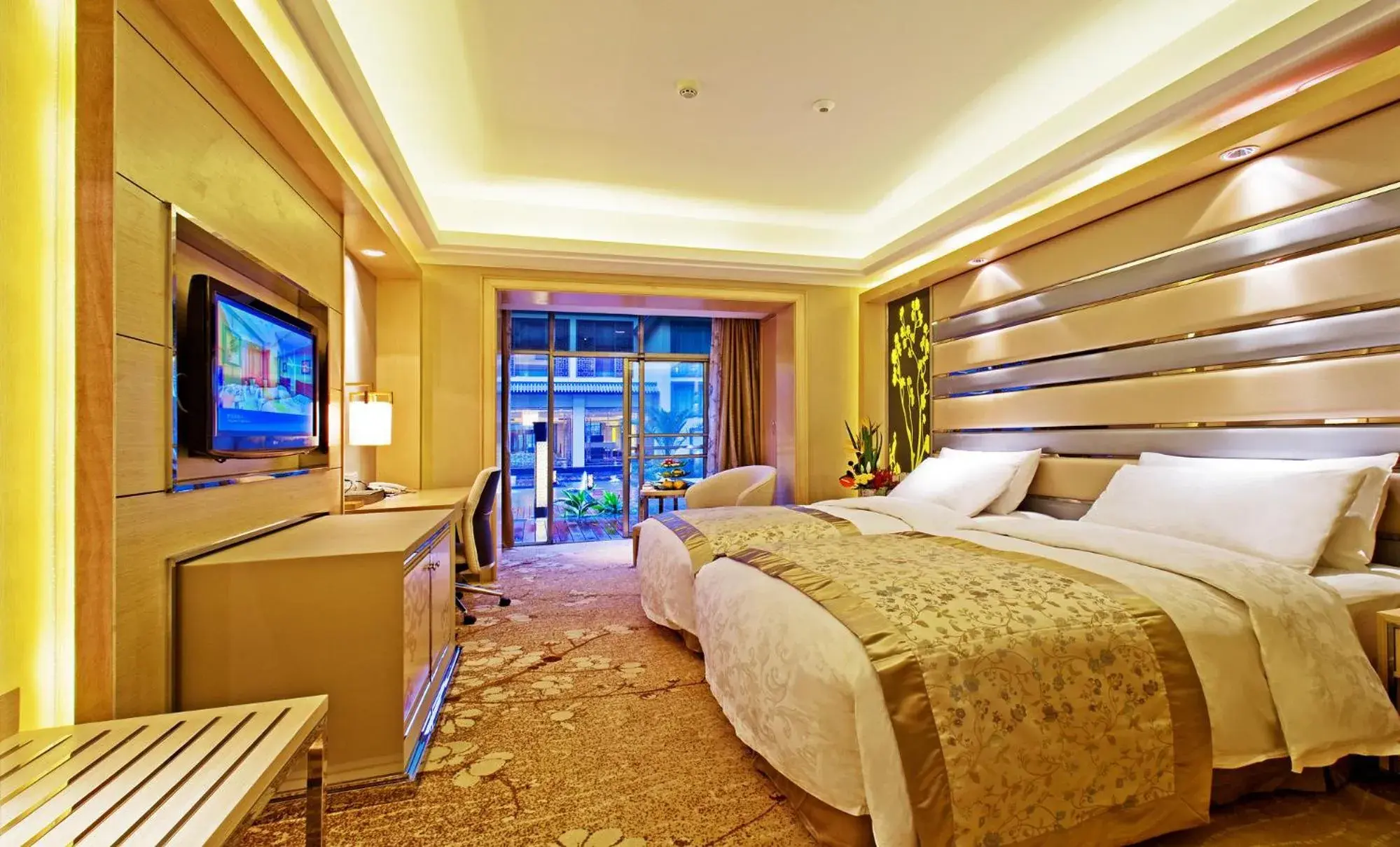 Twin Room with Garden View - single occupancy in Chengdu Wangjiang Hotel Twin Room with Garden View - single occupancy in Chengdu Wangjiang Hotel