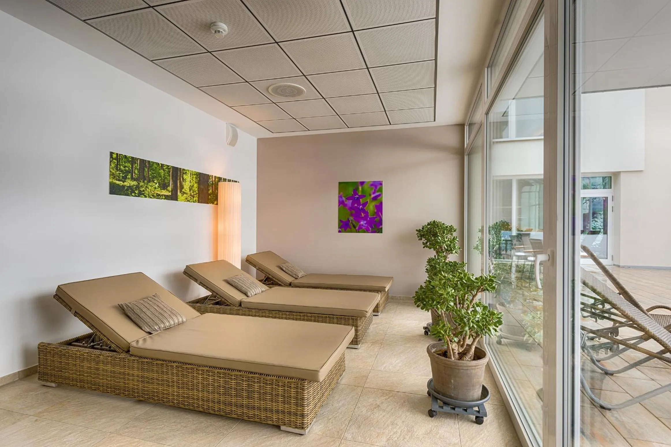 Sauna in BRUGGER'S Hotelpark am See