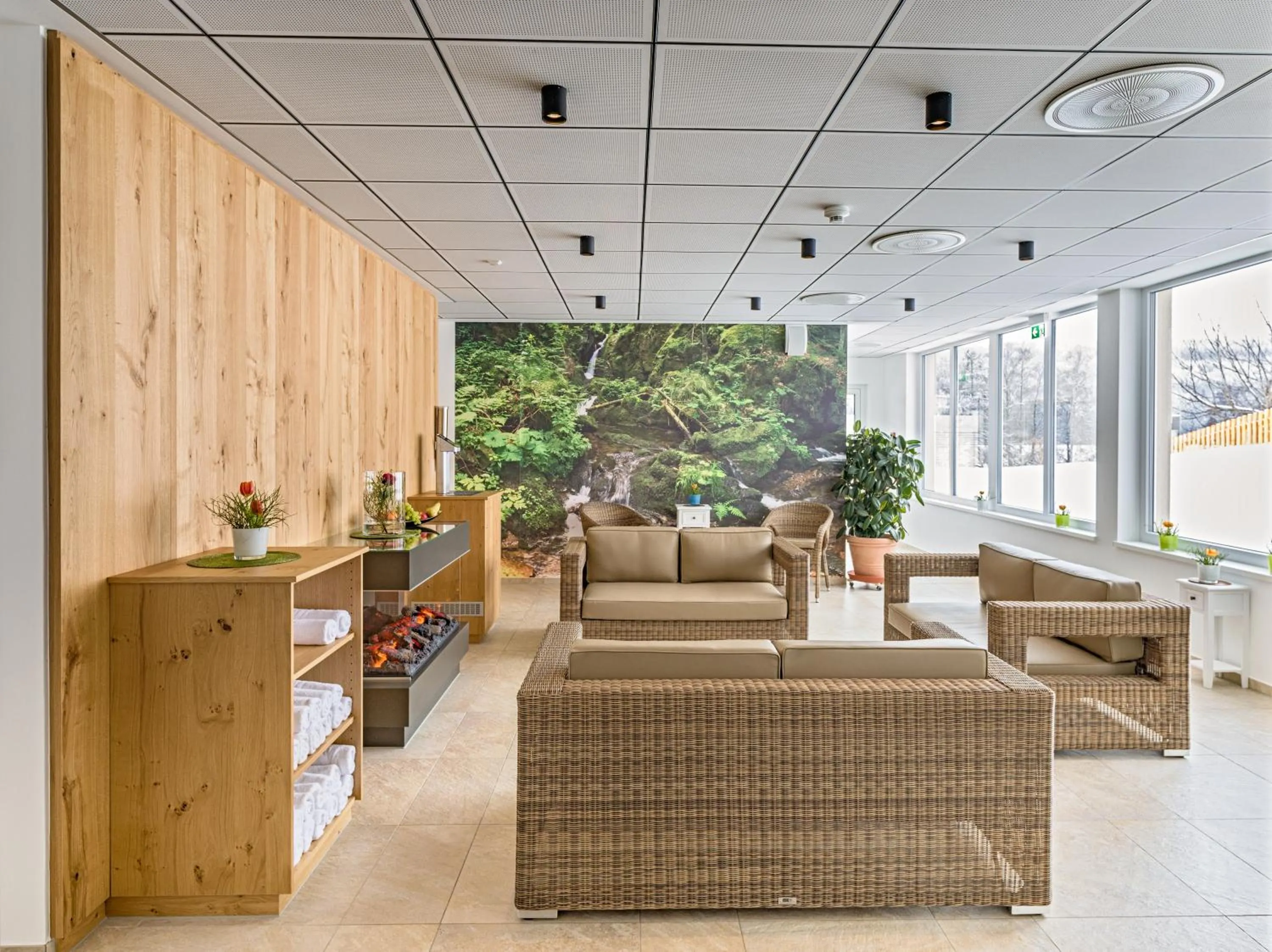 Sauna in BRUGGER'S Hotelpark am See