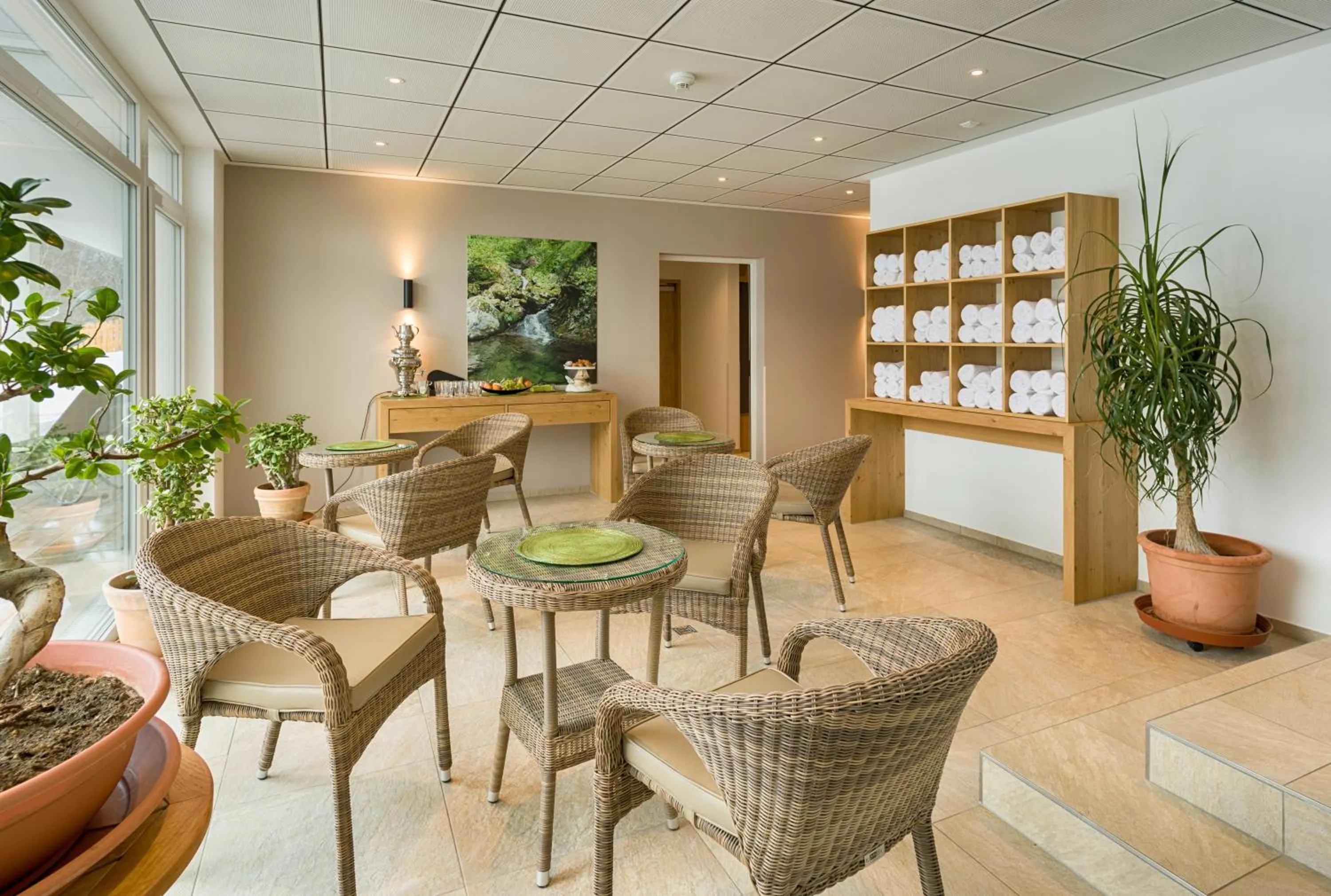 Sauna in BRUGGER'S Hotelpark am See