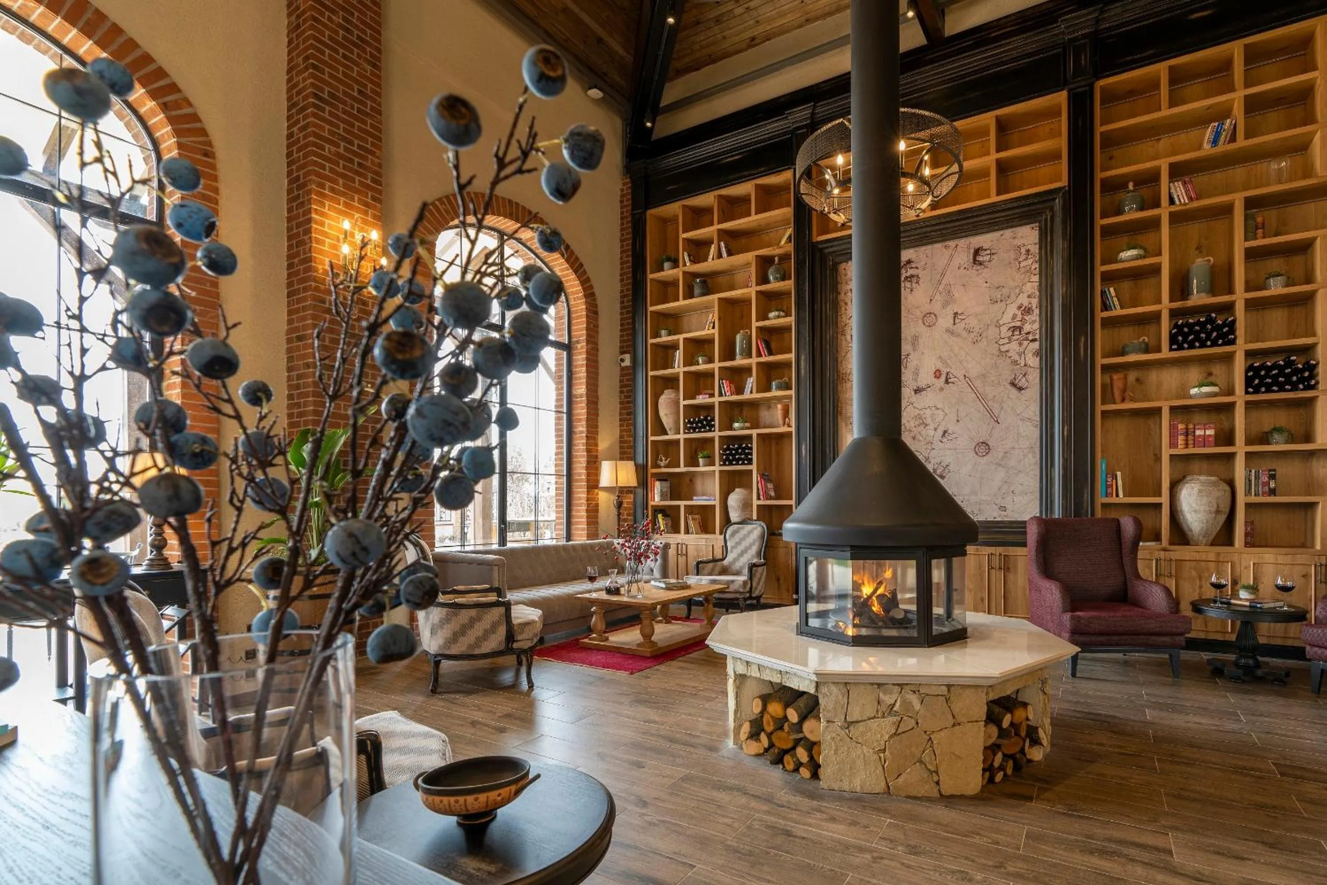 Library in Bengodi Boutique Hotel