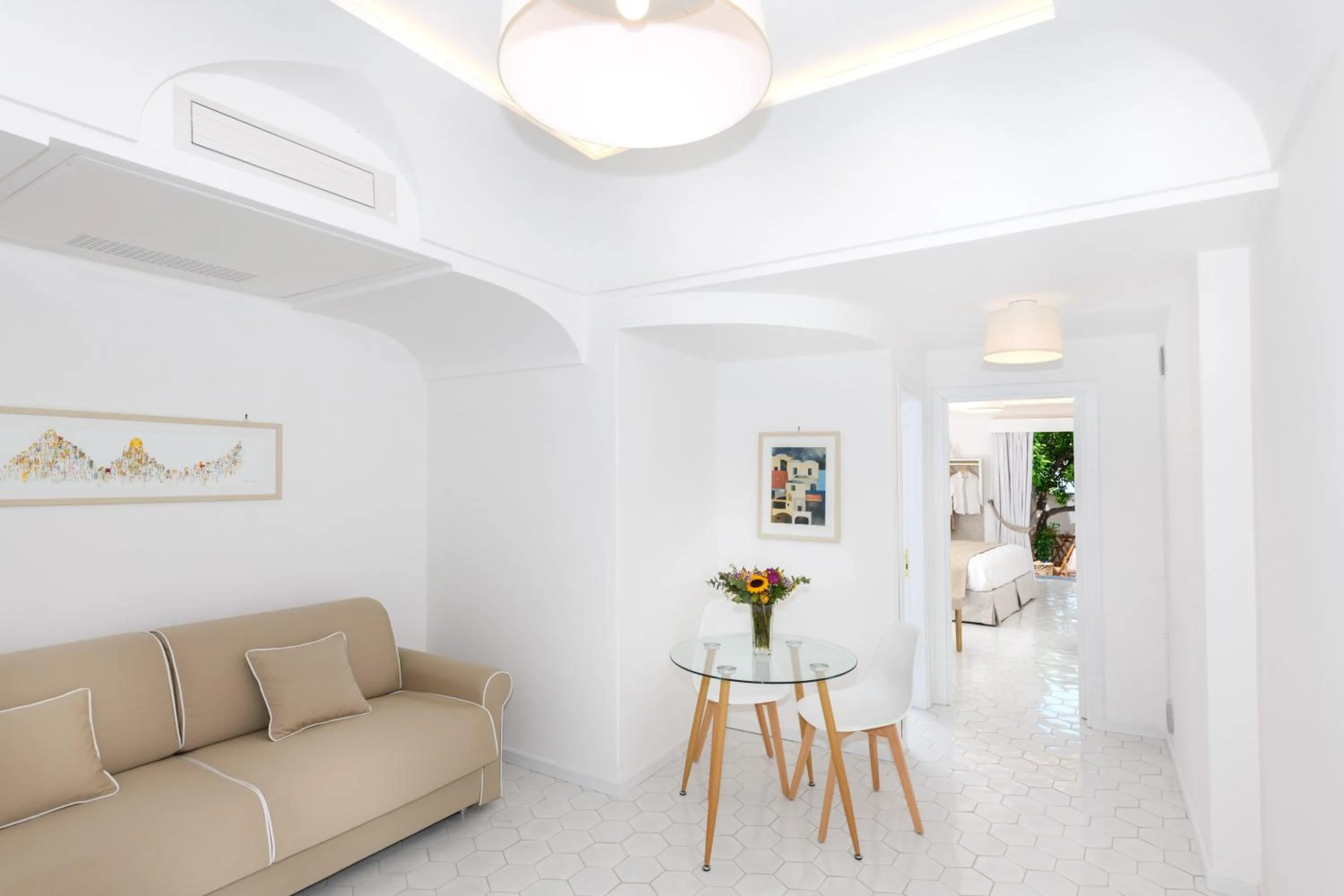 Living room in Villa Fortuna