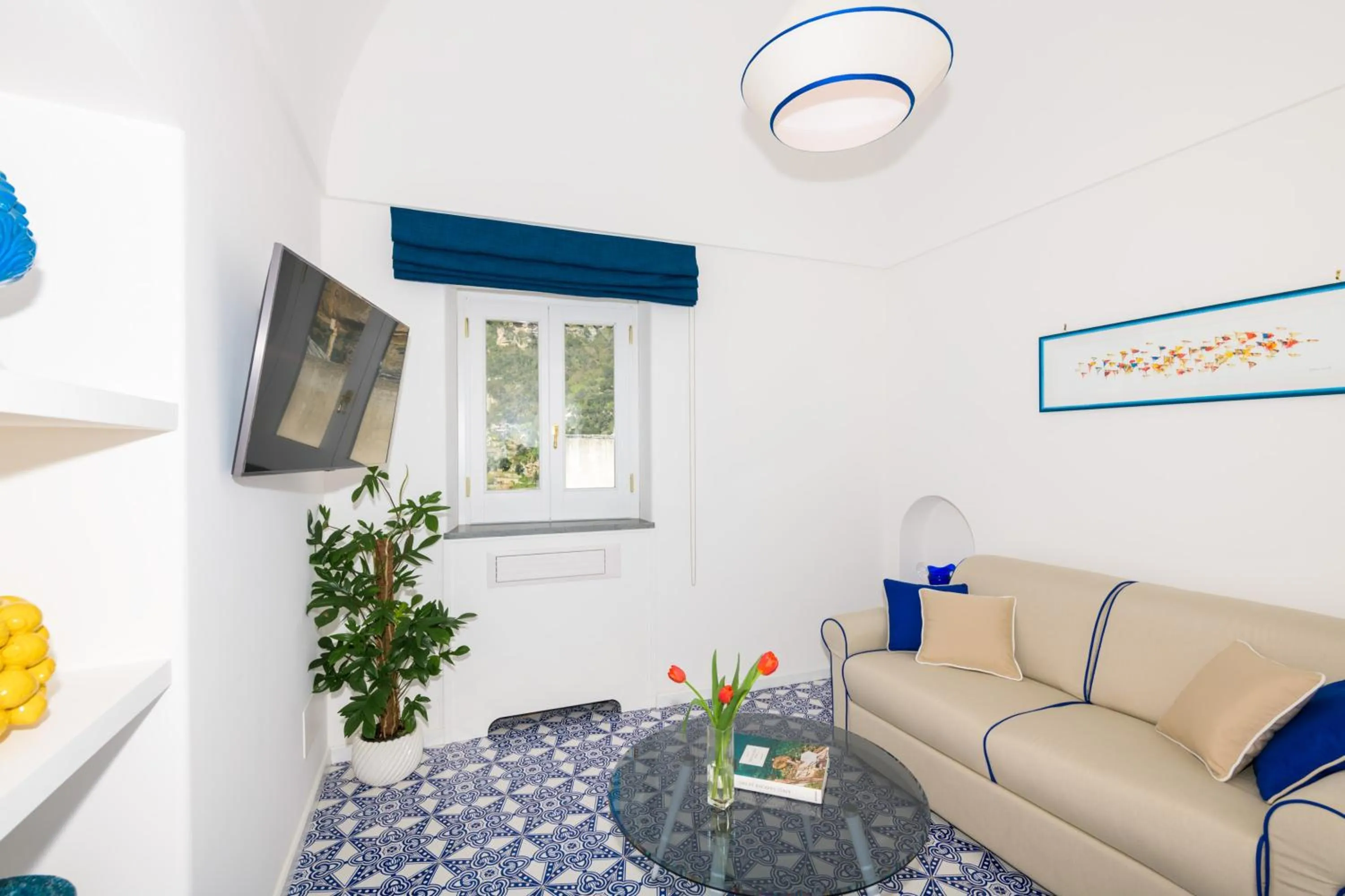 Living room in Villa Fortuna