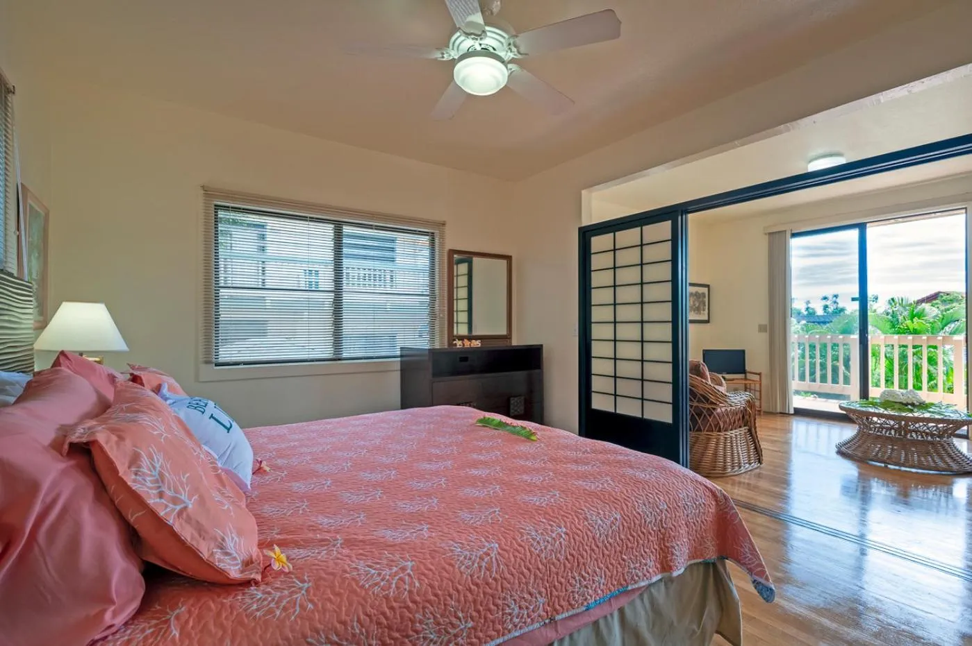 Bed in Poipu Plantation Vacation Rentals