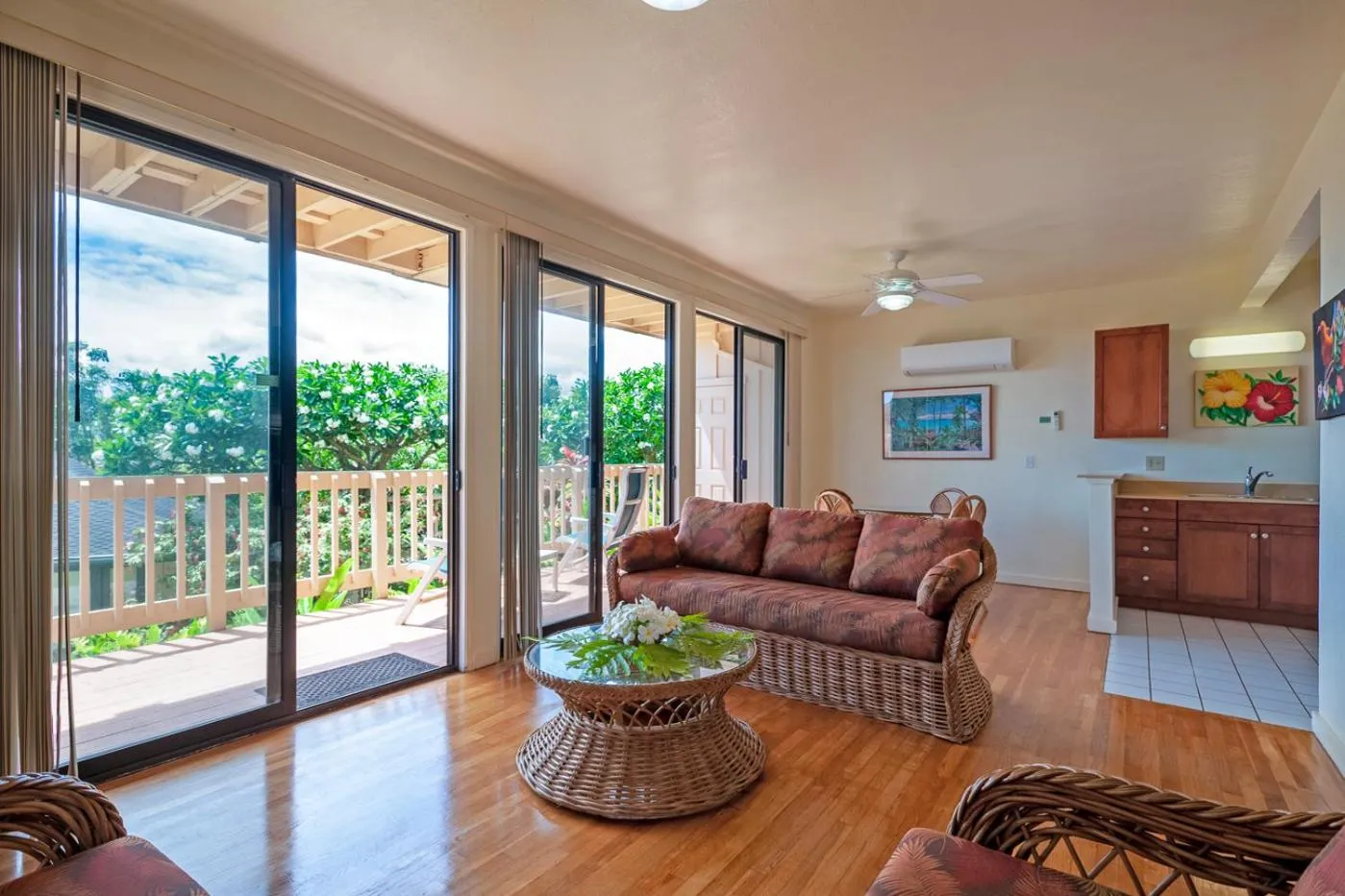 Balcony/Terrace in Poipu Plantation Vacation Rentals